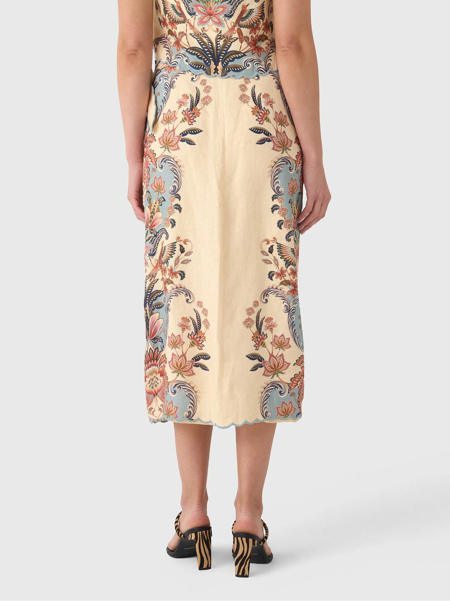 Farm Rio Women's Boho Beauty Midi Skirt sold by Saint Bernard product image thumbnail 4