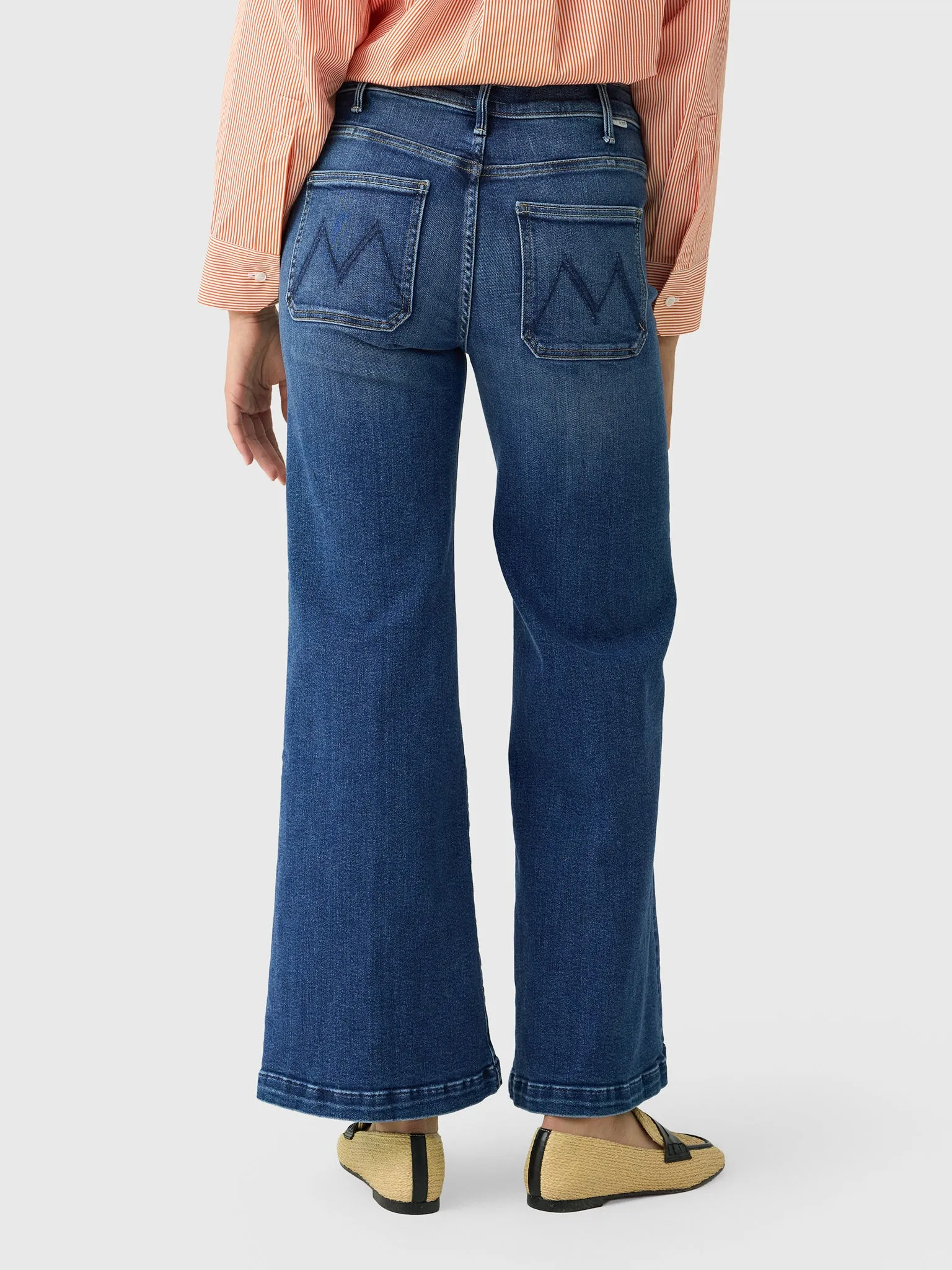 Mother Women's The Hustler Roller Patch Pocket Skimp Jean sold by Saint Bernard product image thumbnail 4
