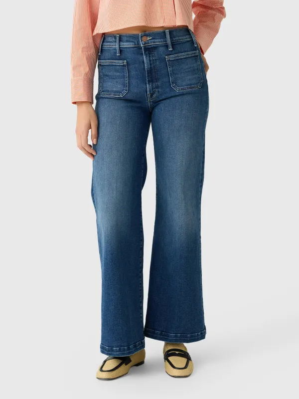 Mother Women's The Hustler Roller Patch Pocket Skimp Jean made by MOTHER