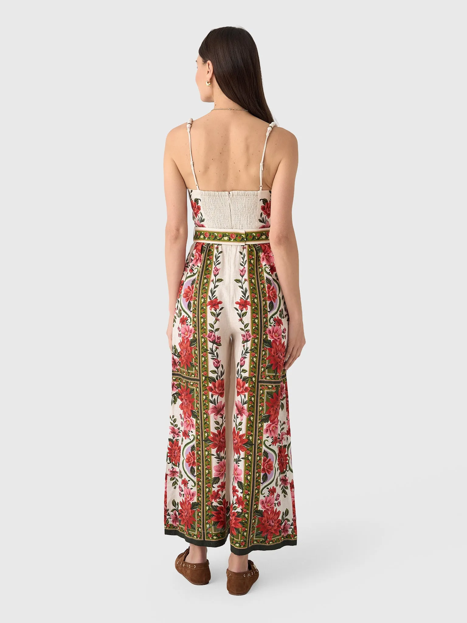 Farm Rio Women's Wonder Rio Sleeveless Wide-Leg Jumpsuit sold by Saint Bernard product image thumbnail 3