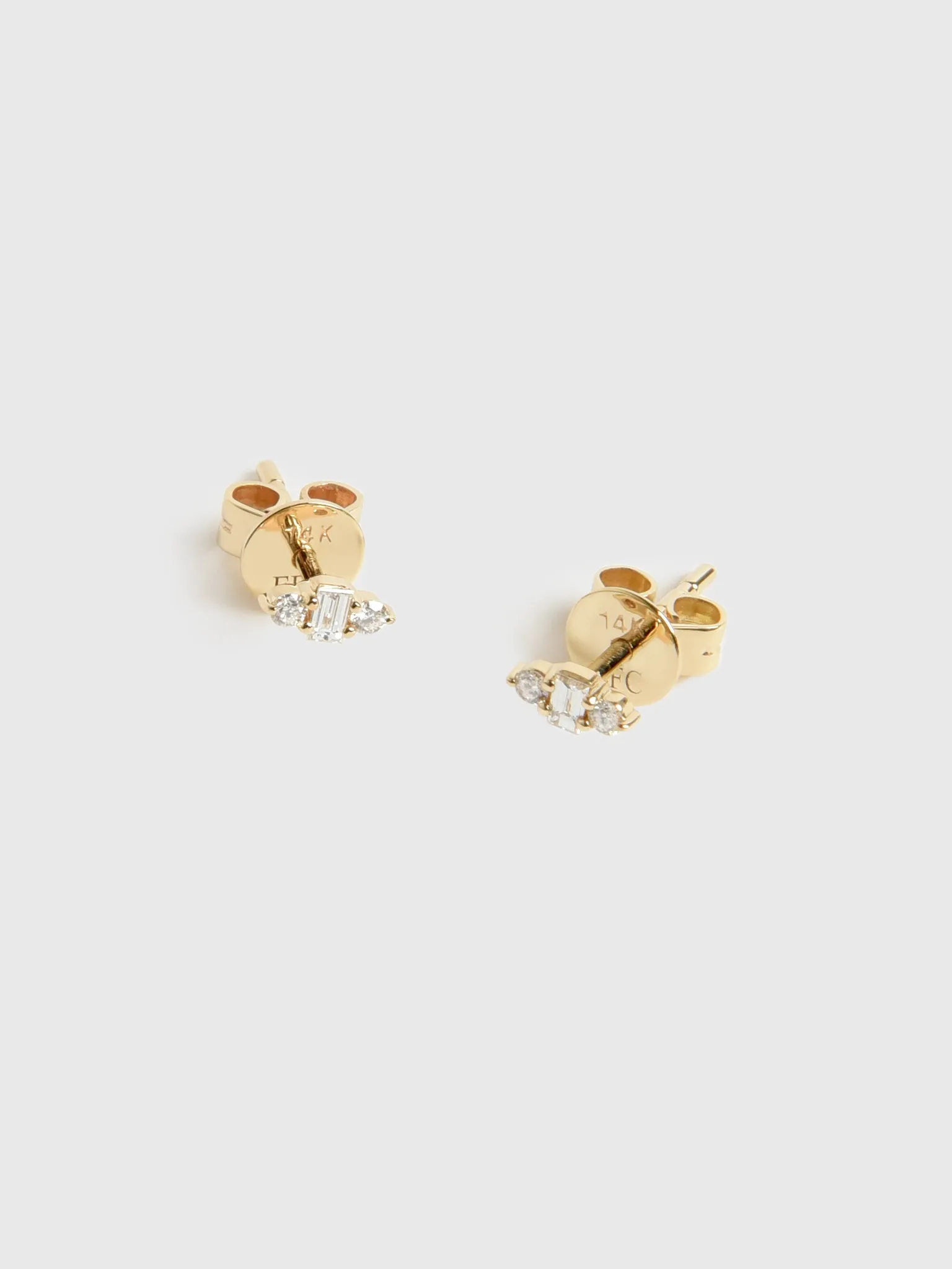 EF Collection Diamond Mia Stud Earrings sold by Saint Bernard