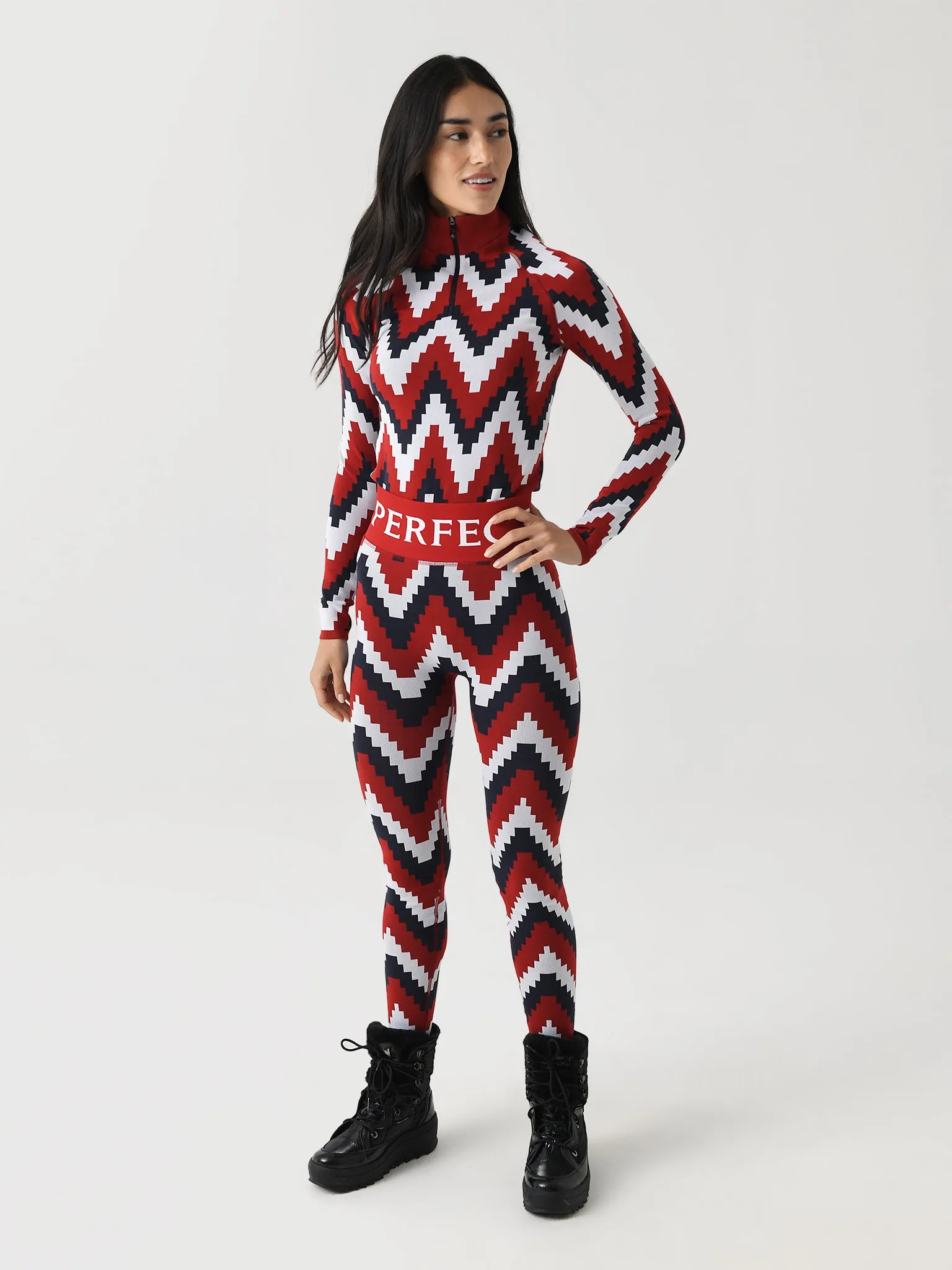 Perfect Moment Women's Jacquard Base Layer Pant sold by Saint Bernard product image thumbnail 3