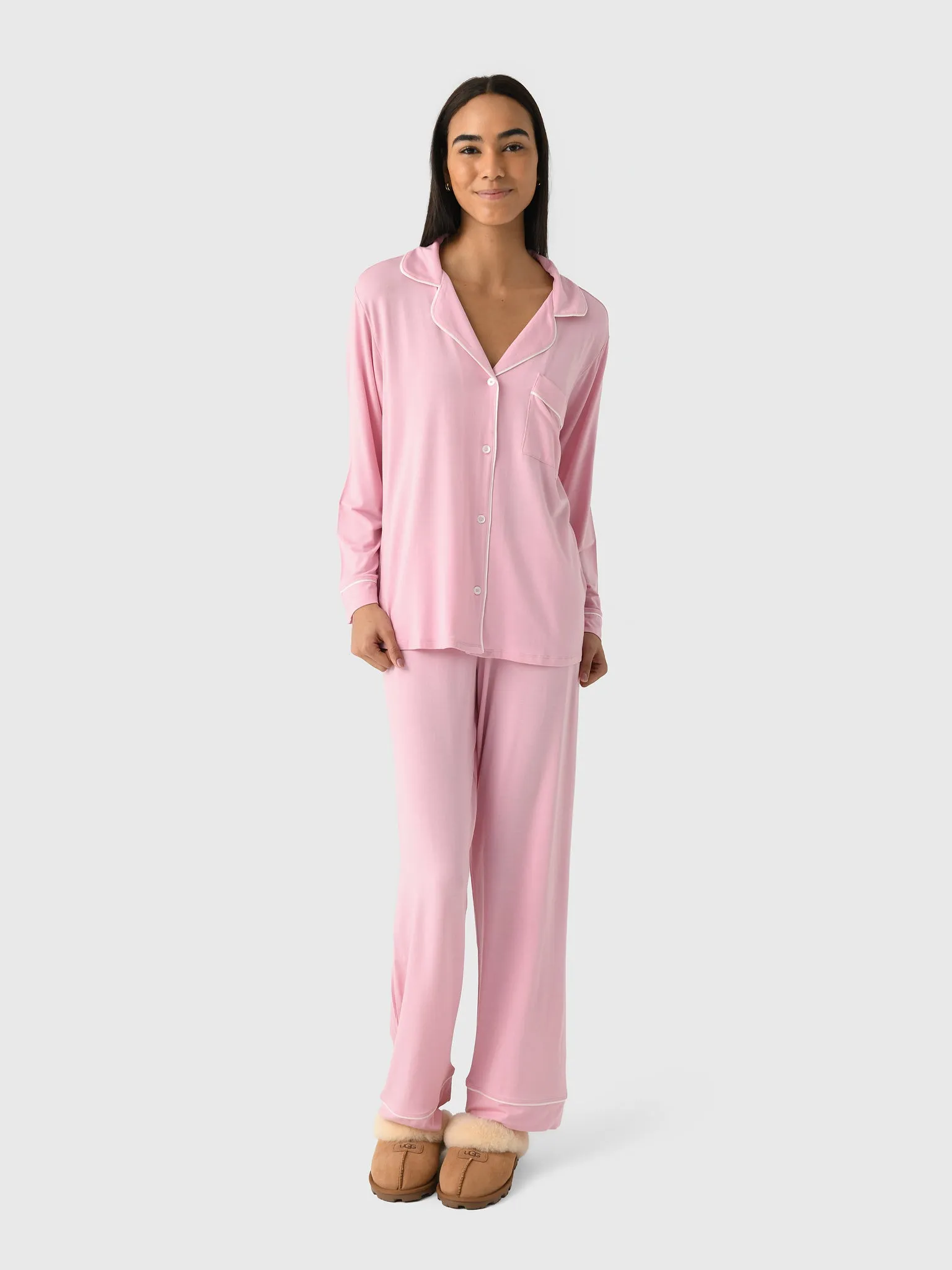 Eberjey Women's Gisele Long Pajama Set sold by Saint Bernard product image thumbnail 2