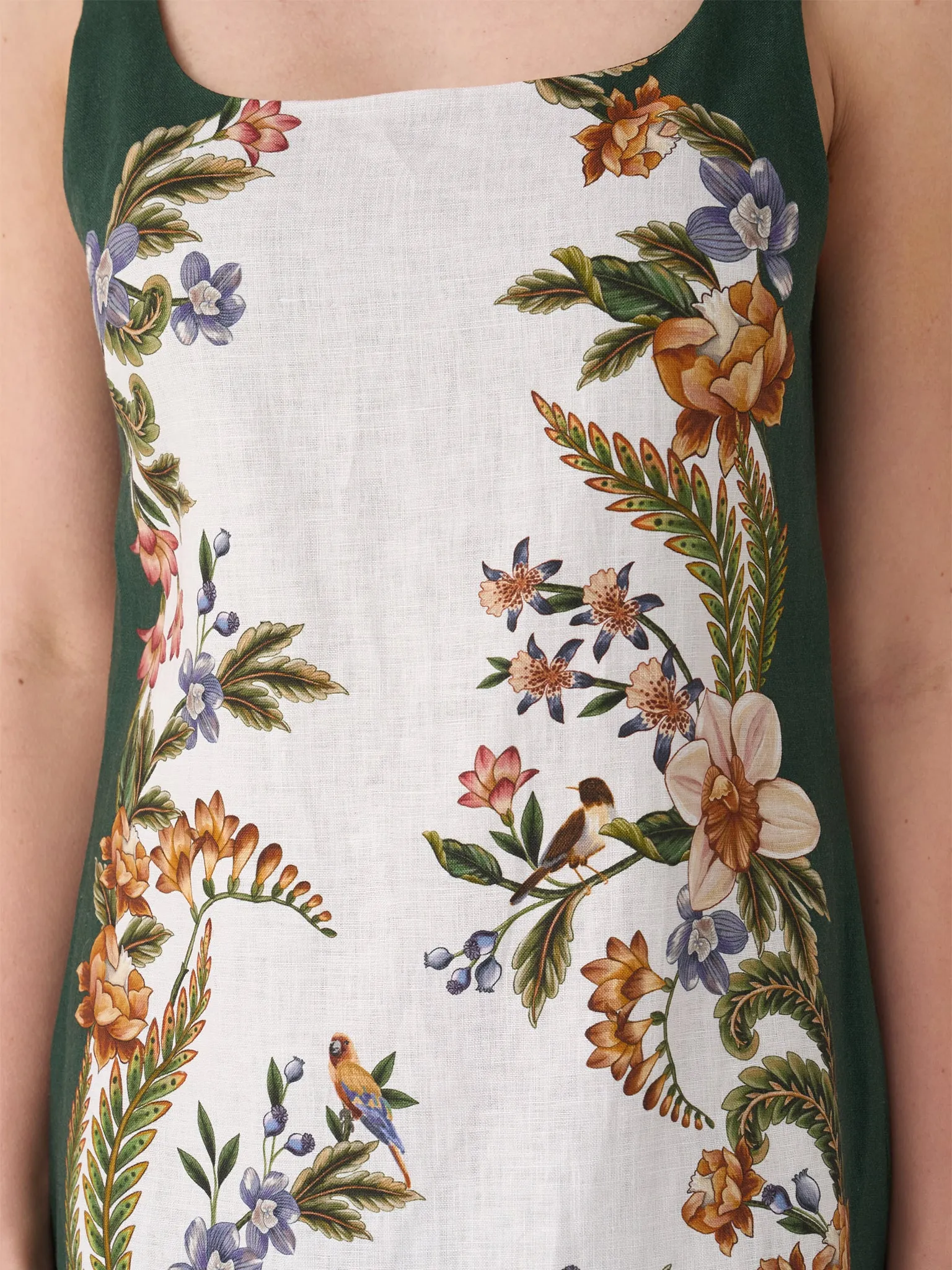 Farm Rio Women's Nature Square Neck Mini Dress sold by Saint Bernard product image thumbnail 5