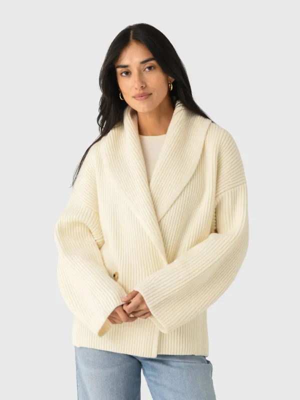Vince Women's Wool-Blend Draped Sweater Coat made by Vince