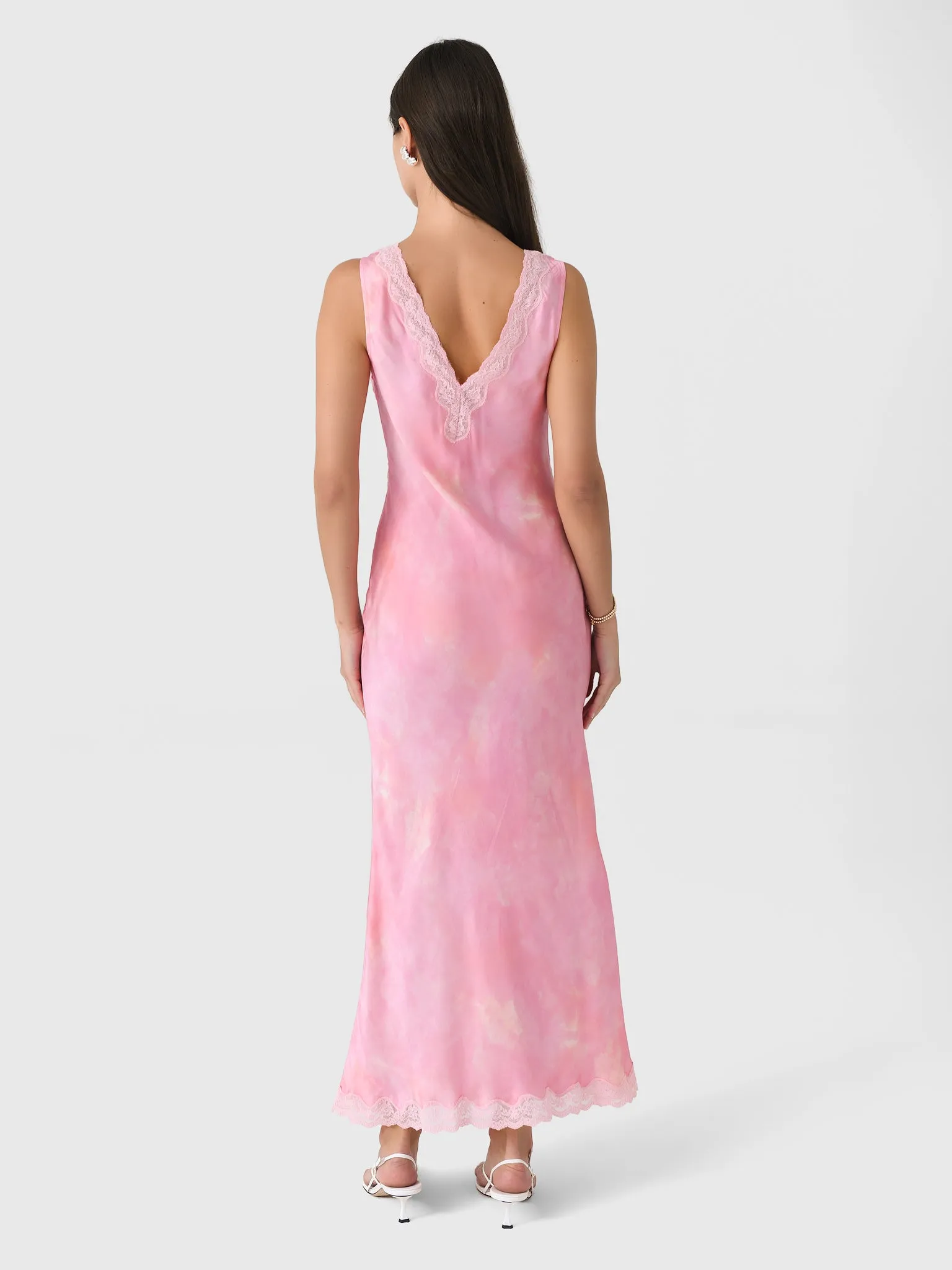 LoveShackFancy Women's Bier Silk-Blend Midi Dress sold by Saint Bernard product image thumbnail 3