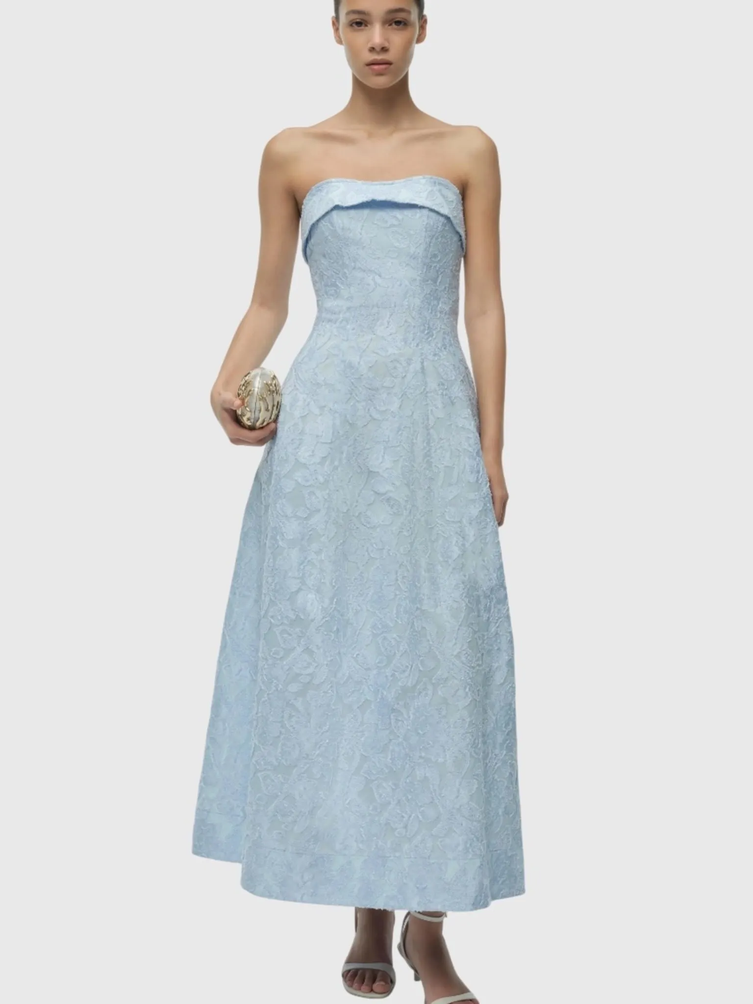 Simkhai Women's Valeria Jacquard Midi Dress sold by Saint Bernard product image thumbnail 5