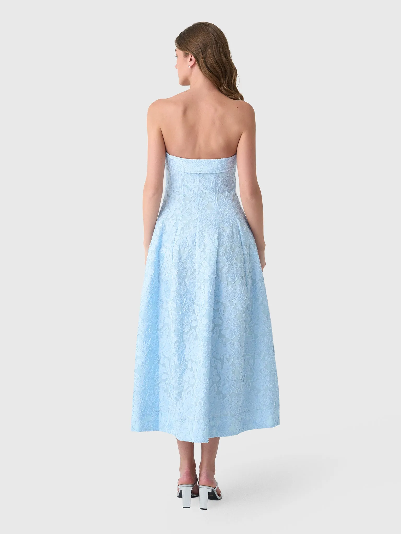 Simkhai Women's Valeria Jacquard Midi Dress sold by Saint Bernard product image thumbnail 3