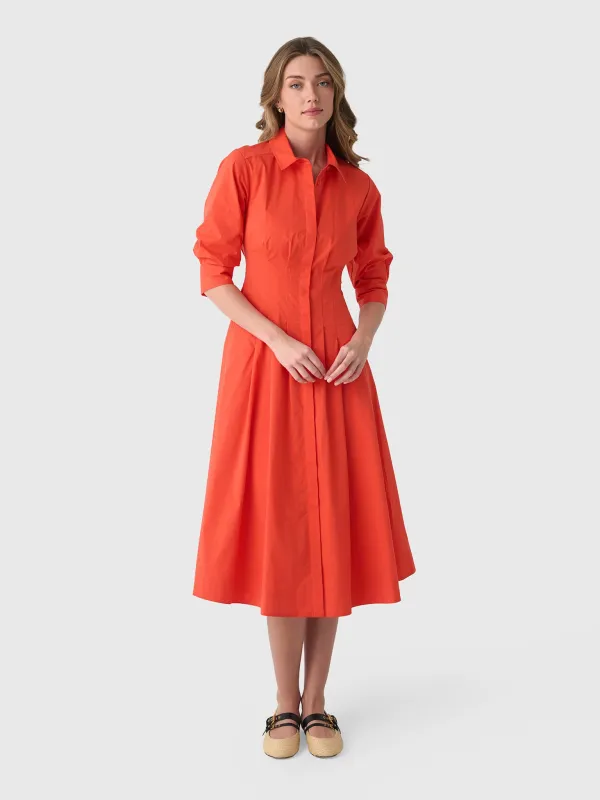 Simkhai Women's Jazz Pintuck Midi Dress sold by Saint Bernard