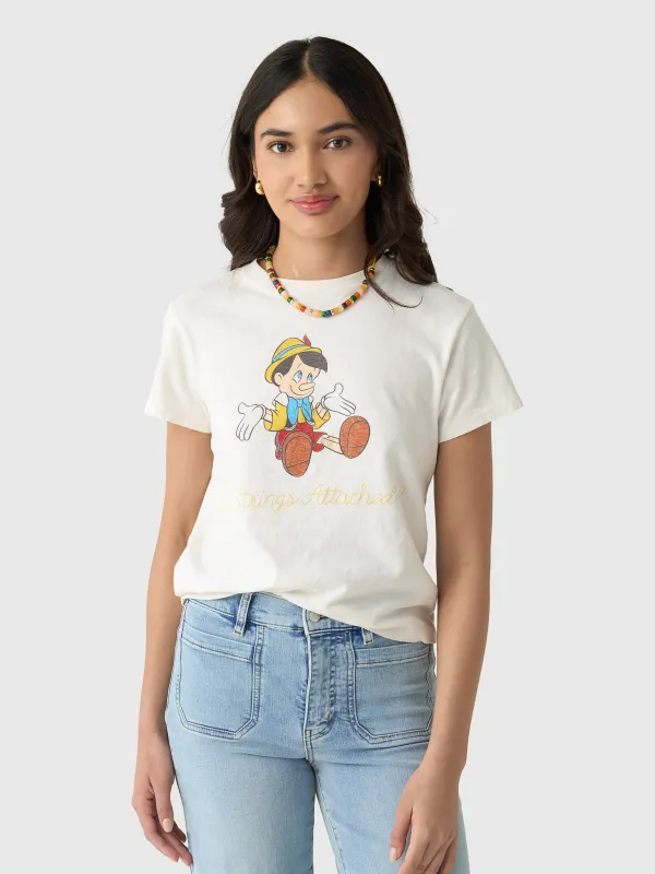 Re/Done Women's Pinnocchio Classic Tee sold by Saint Bernard