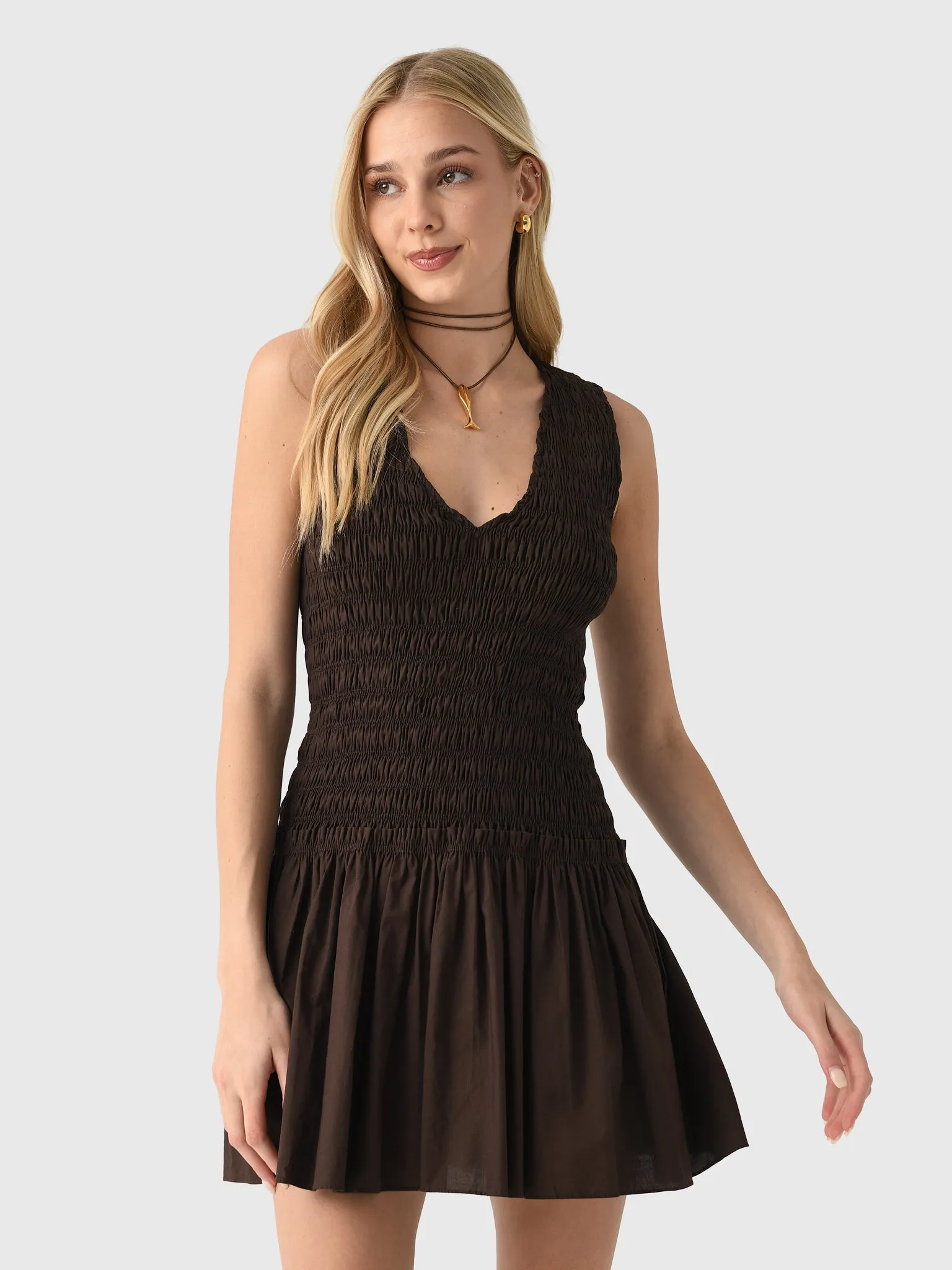 Faithfull The Brand Women's Palomar Mini Dress sold by Saint Bernard