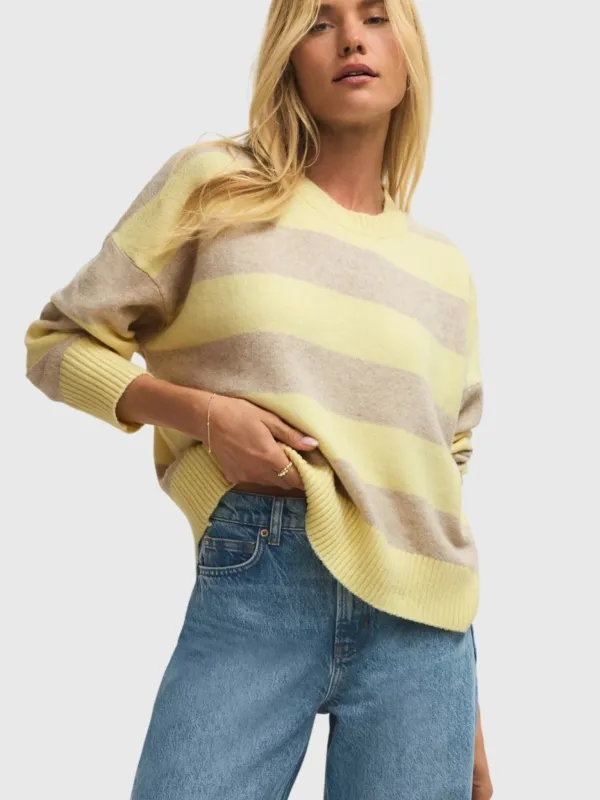 Z Supply Women's Cirrus Cozy Stripe Sweater sold by Saint Bernard