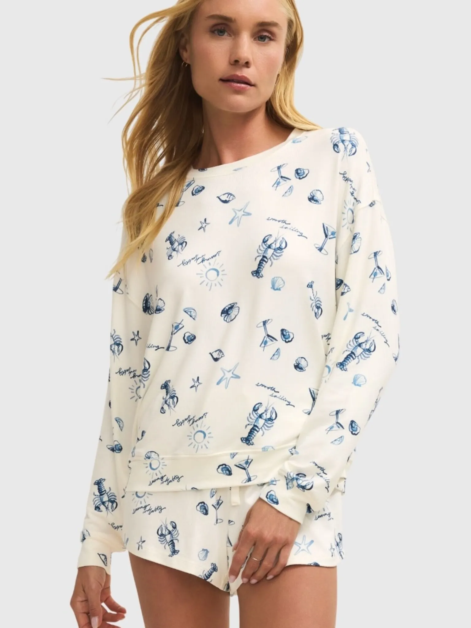 Z Supply Women's Lost at Sea Long Sleeve Top sold by Saint Bernard
