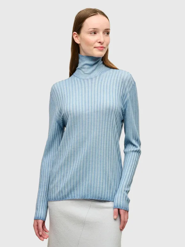 Frauenschuh Women's MarleenDyed Turtleneck Sweater made by Saint Bernard