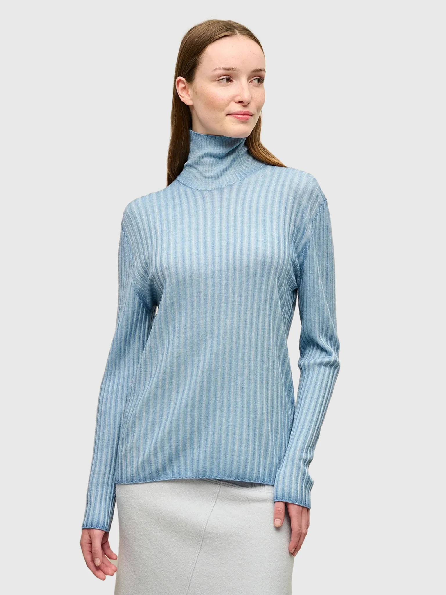 Frauenschuh Women's Marleen Dyed Turtleneck Sweater sold by Saint Bernard