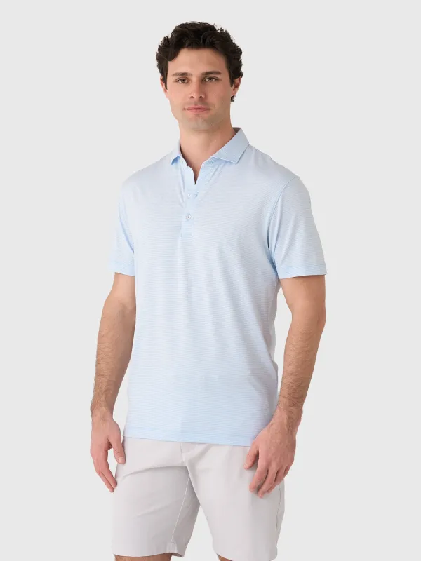 Johnnie-O Men's Lyndonn Stripe Performance Jersey Polo sold by Saint Bernard