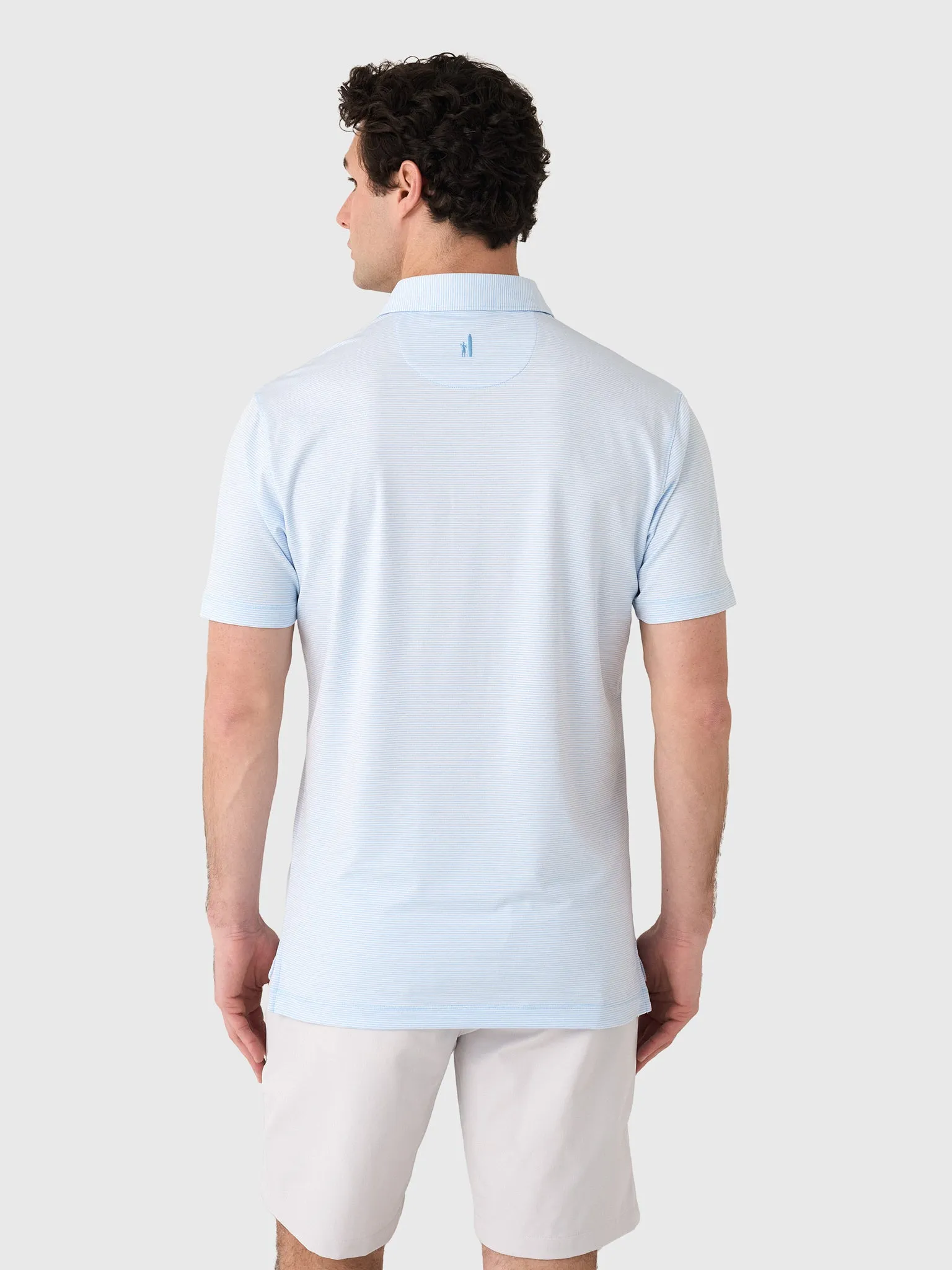 Johnnie-O Men's Lyndonn Stripe Performance Jersey Polo sold by Saint Bernard product image thumbnail 4