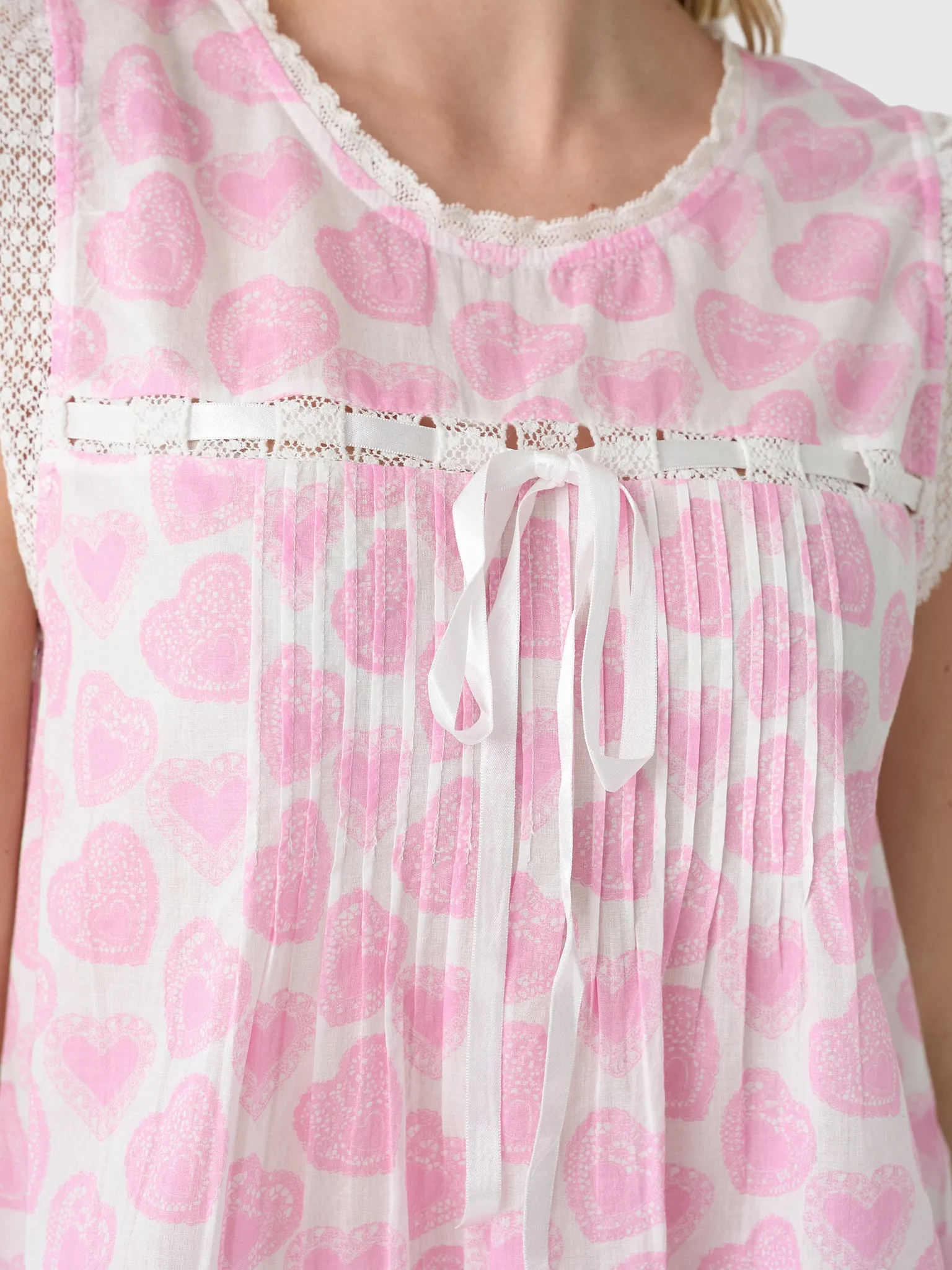 LoveShackFancy Women's Sprouse Heart Pajama Set sold by Saint Bernard product image thumbnail 5