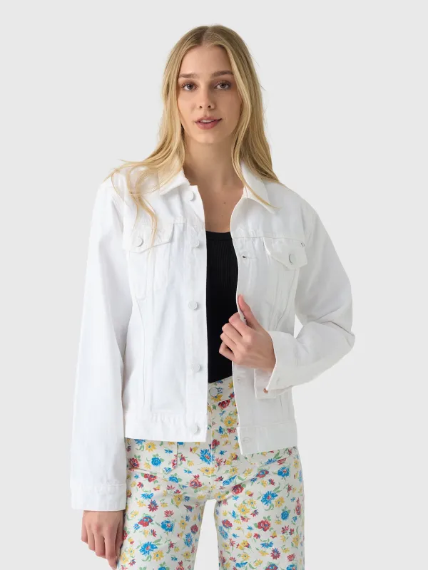 Mother Women's The Bruiser Denim Jacket sold by Saint Bernard