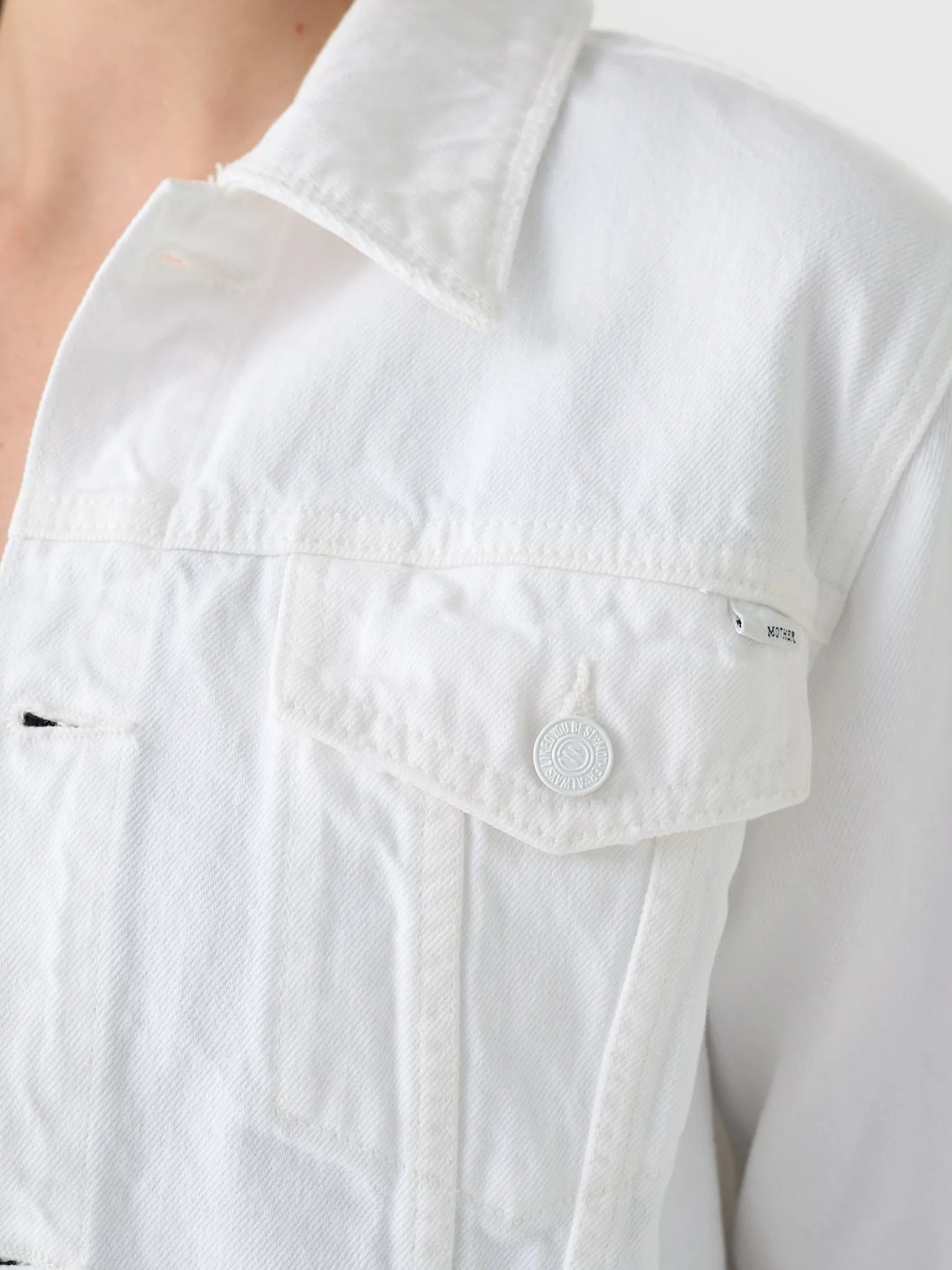 Mother Women's The Bruiser Denim Jacket sold by Saint Bernard product image thumbnail 5