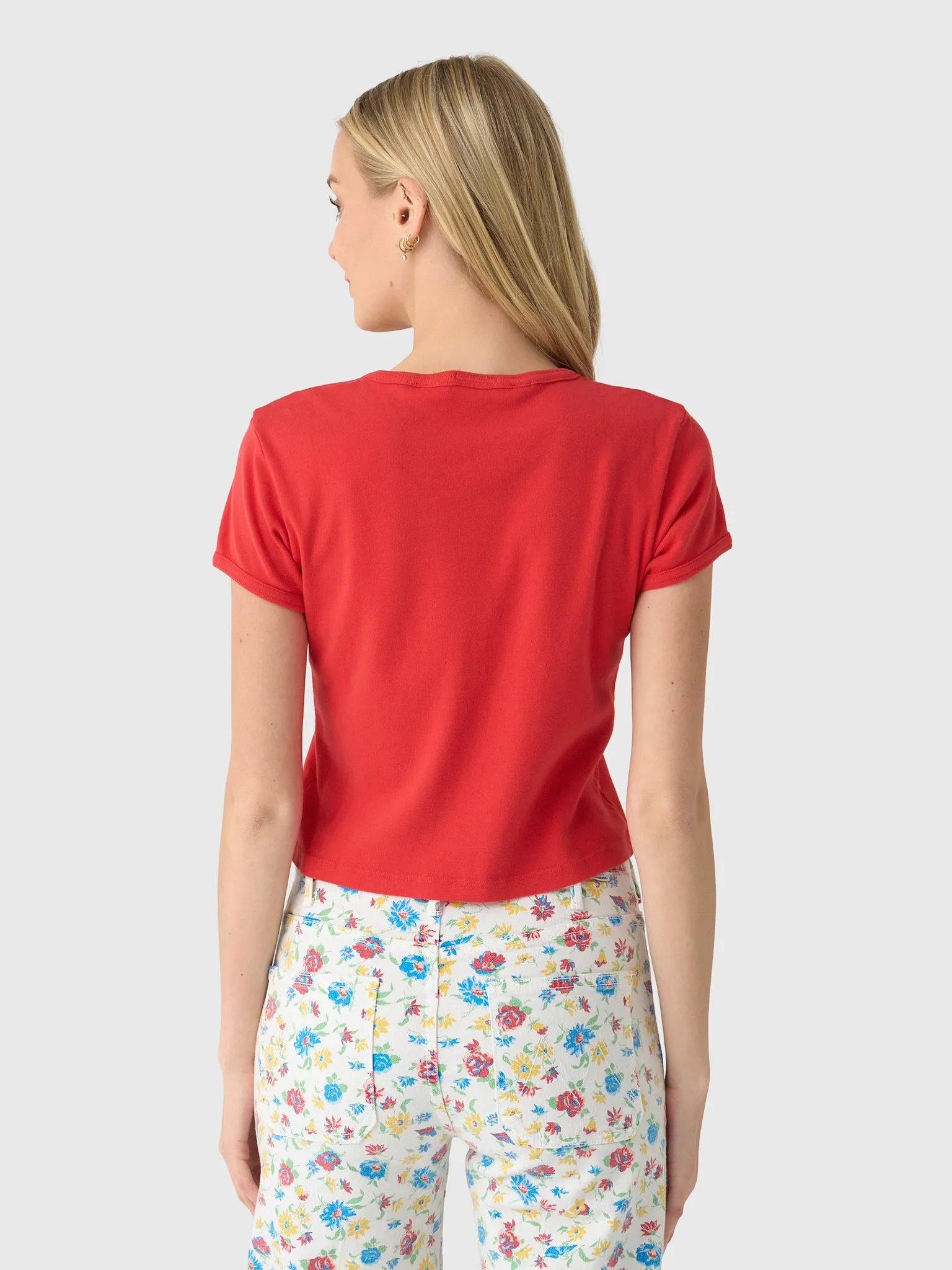 Mother Women's The Itty Bitty Ringer Tee sold by Saint Bernard product image thumbnail 4