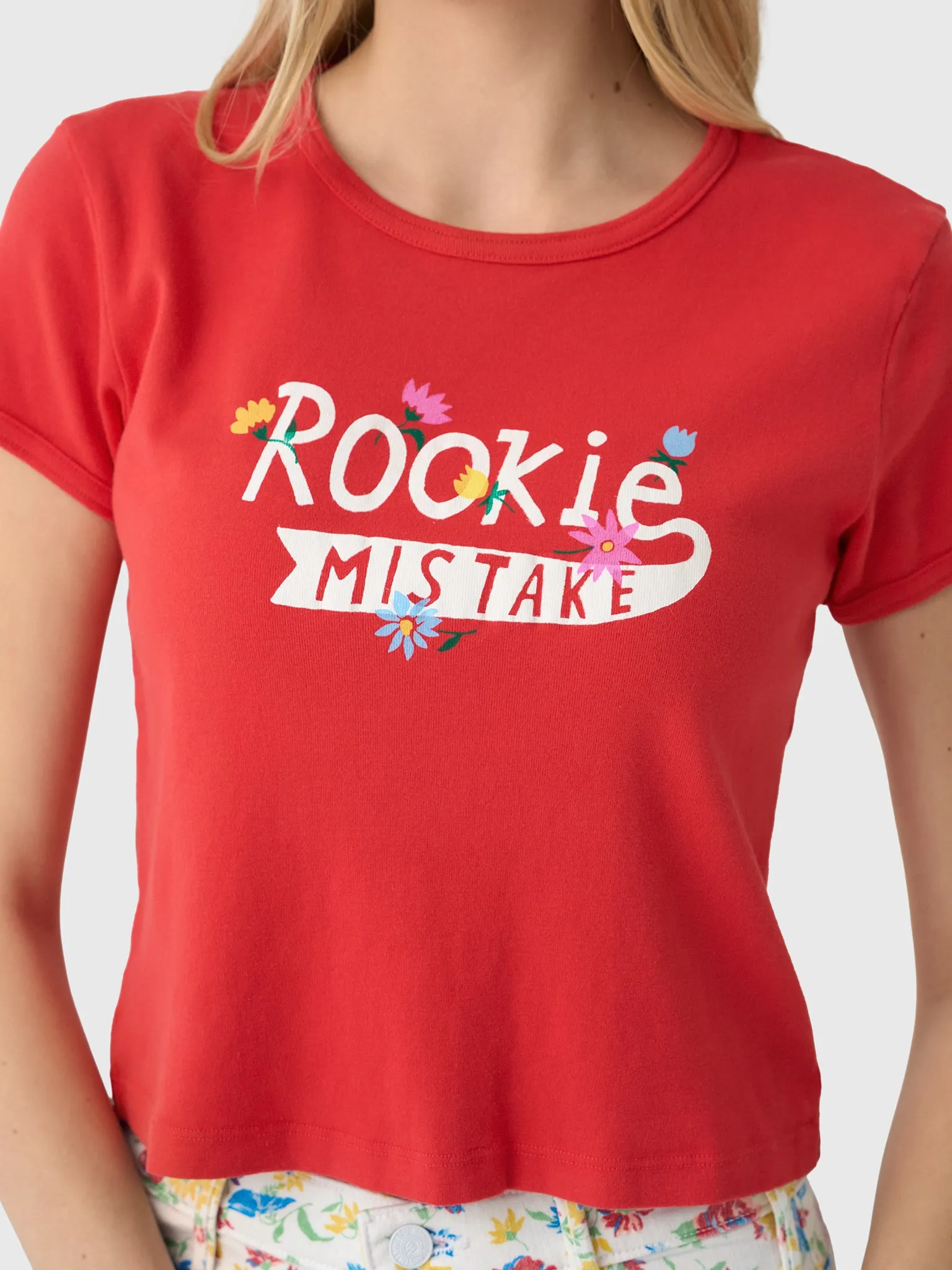 Mother Women's The Itty Bitty Ringer Tee sold by Saint Bernard product image thumbnail 5