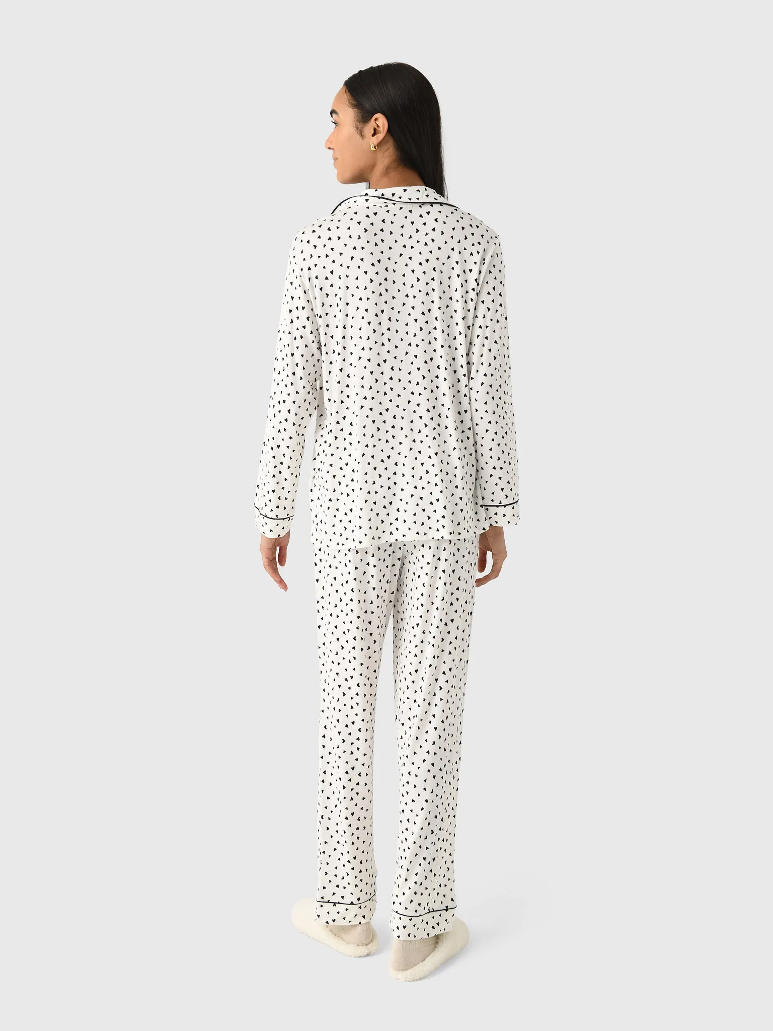 Eberjey Women's Gisele Printed Long Pajama Set sold by Saint Bernard product image thumbnail 4
