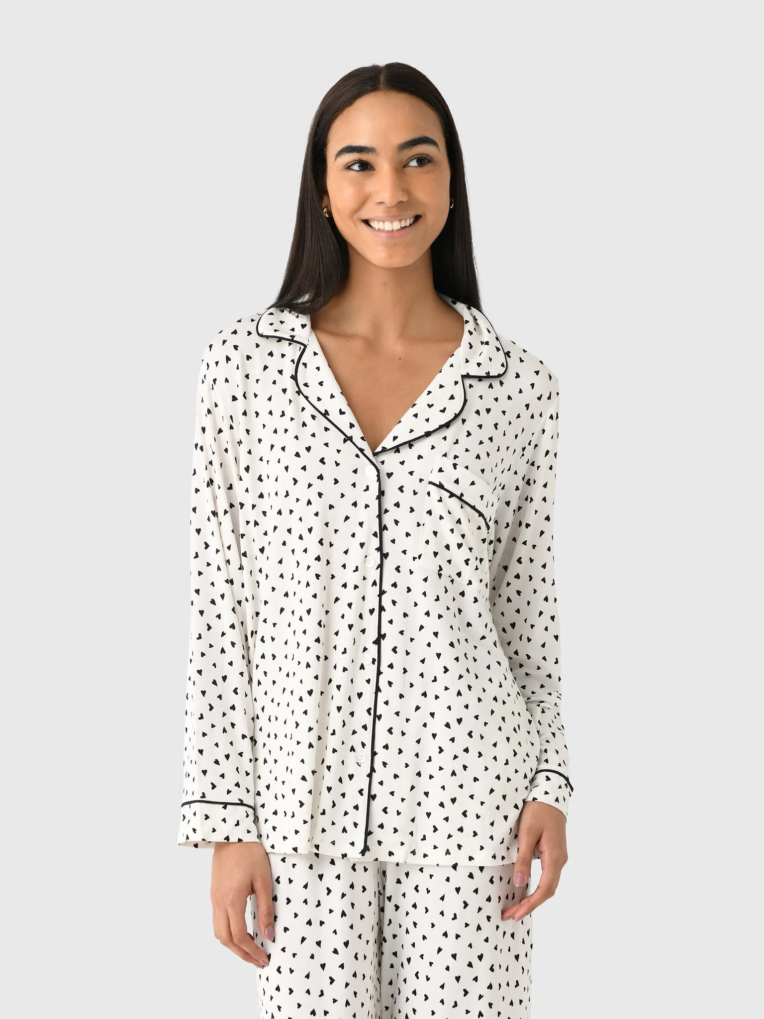 Eberjey Women's Gisele Printed Long Pajama Set sold by Saint Bernard product image thumbnail 5