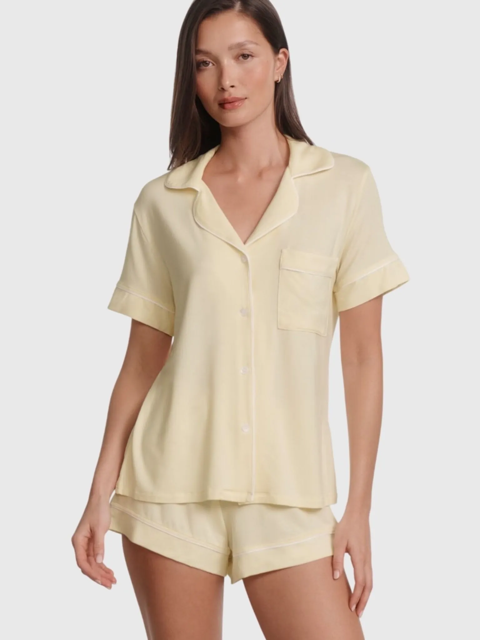 Eberjey Women's Gisele Relaxed Short Pajama Set sold by Saint Bernard