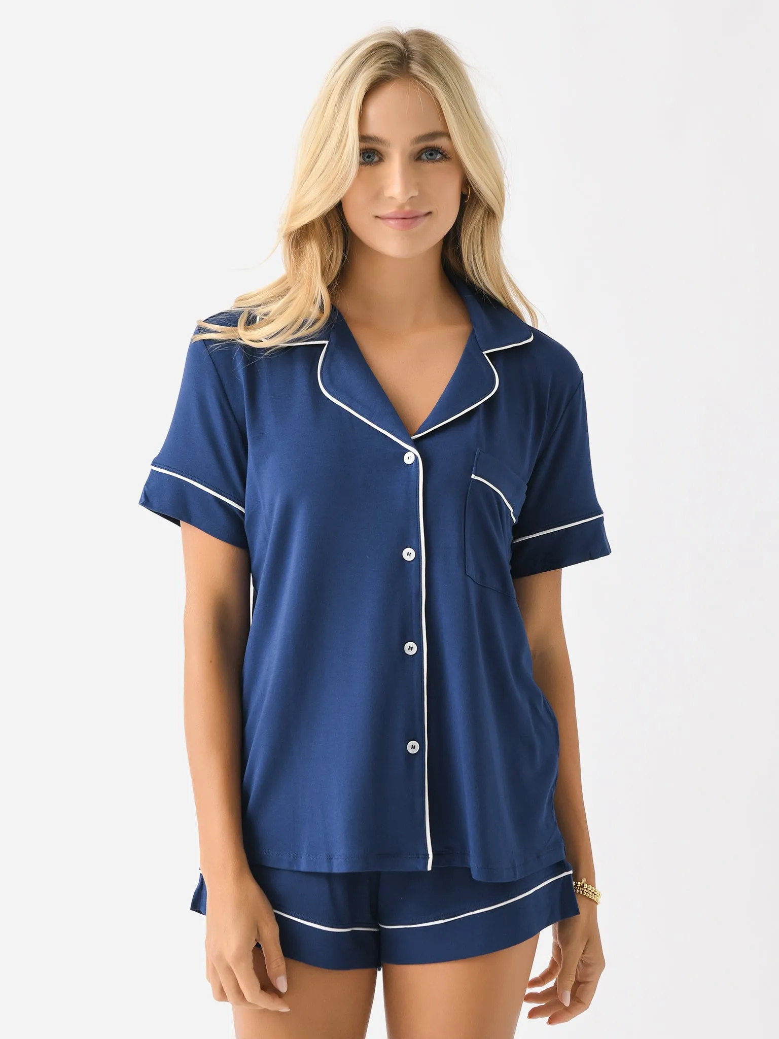 Eberjey Women's Gisele Relaxed Short Pajama Set sold by Saint Bernard product image thumbnail 4