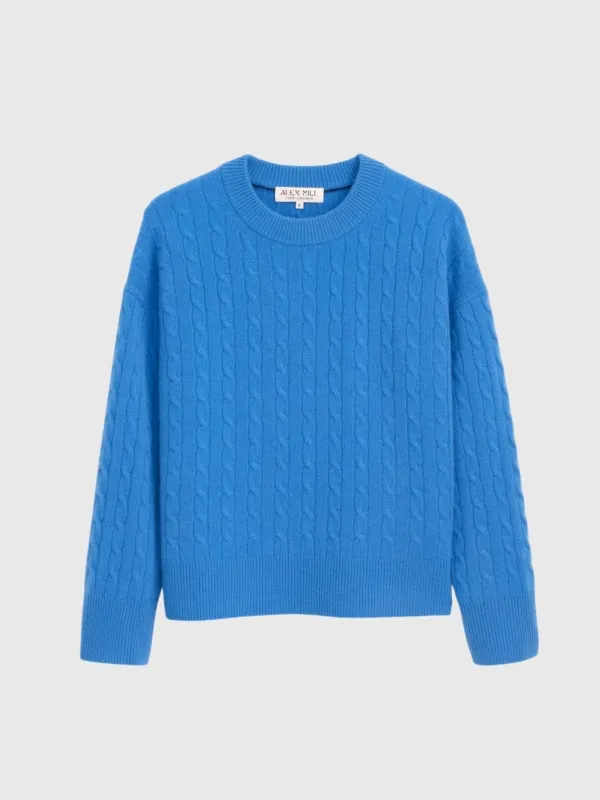 Alex Mill Women's Charlie Cable Sweater sold by Saint Bernard