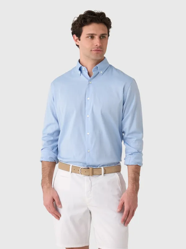 Peter Millar Crown Men's Campbell Perfect Pinpoint Cotton-Stretch Sport Shirt made by Peter Millar