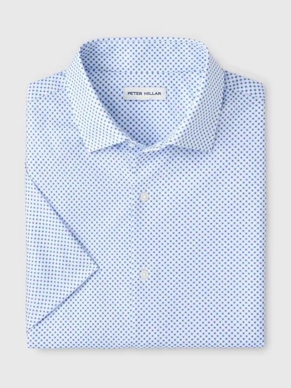 Peter Millar Crown Men's Cecil Performance Poplin Sport Shirt sold by Saint Bernard