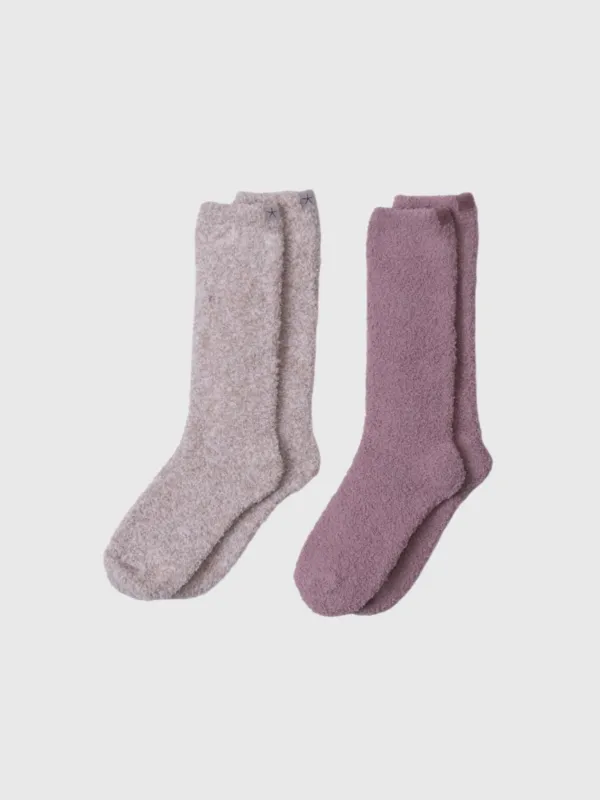 Barefoot Dreams Women's CozyChic Sock Set sold by Saint Bernard