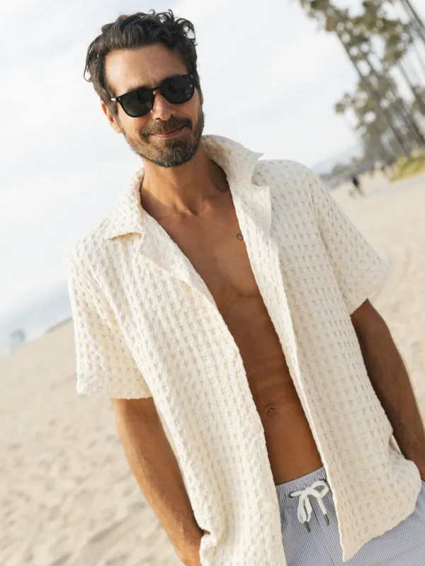 OAS Men's Cuba Waffle Shirt sold by Saint Bernard