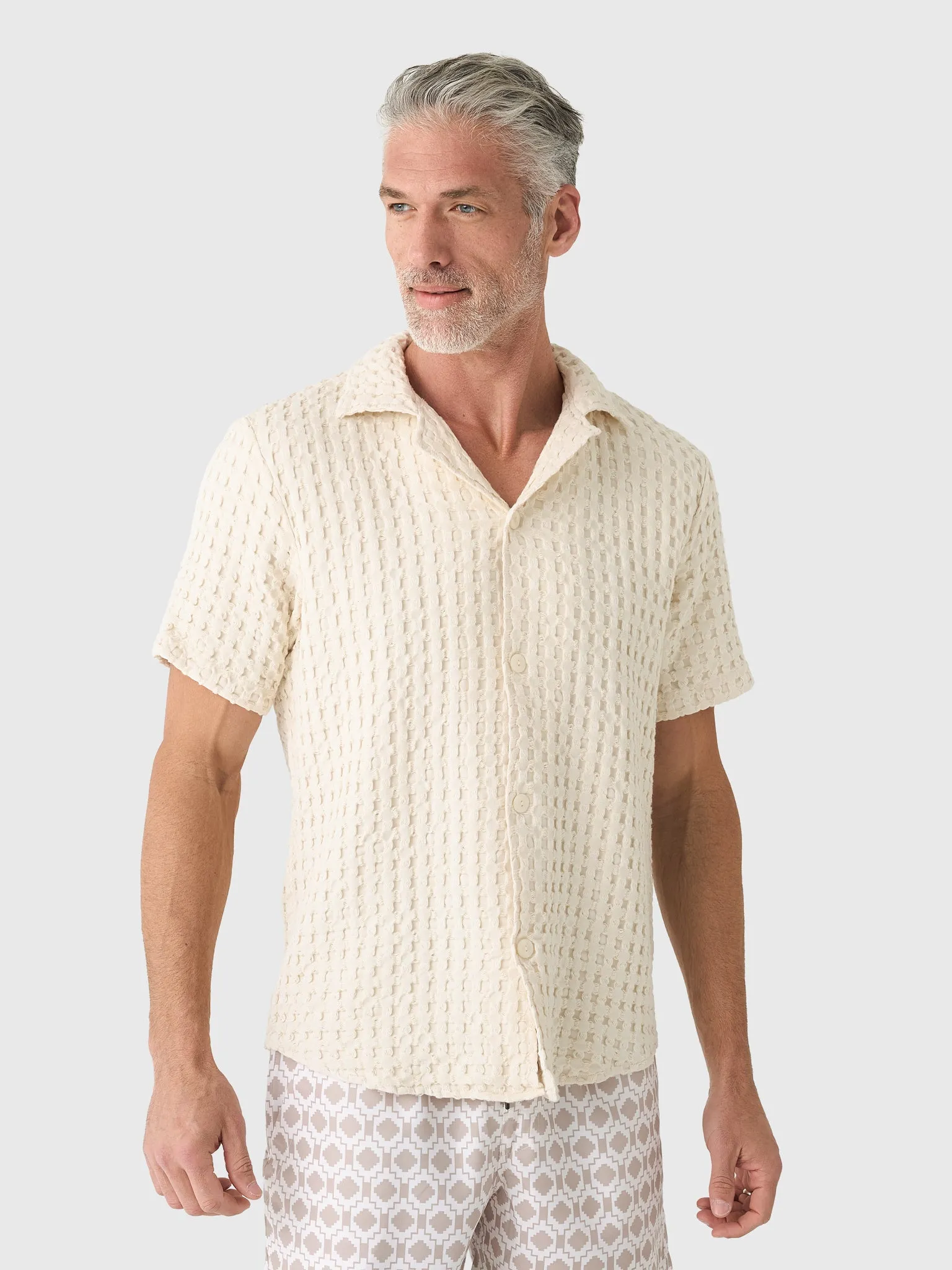 OAS Men's Cuba Waffle Shirt sold by Saint Bernard product image thumbnail 2