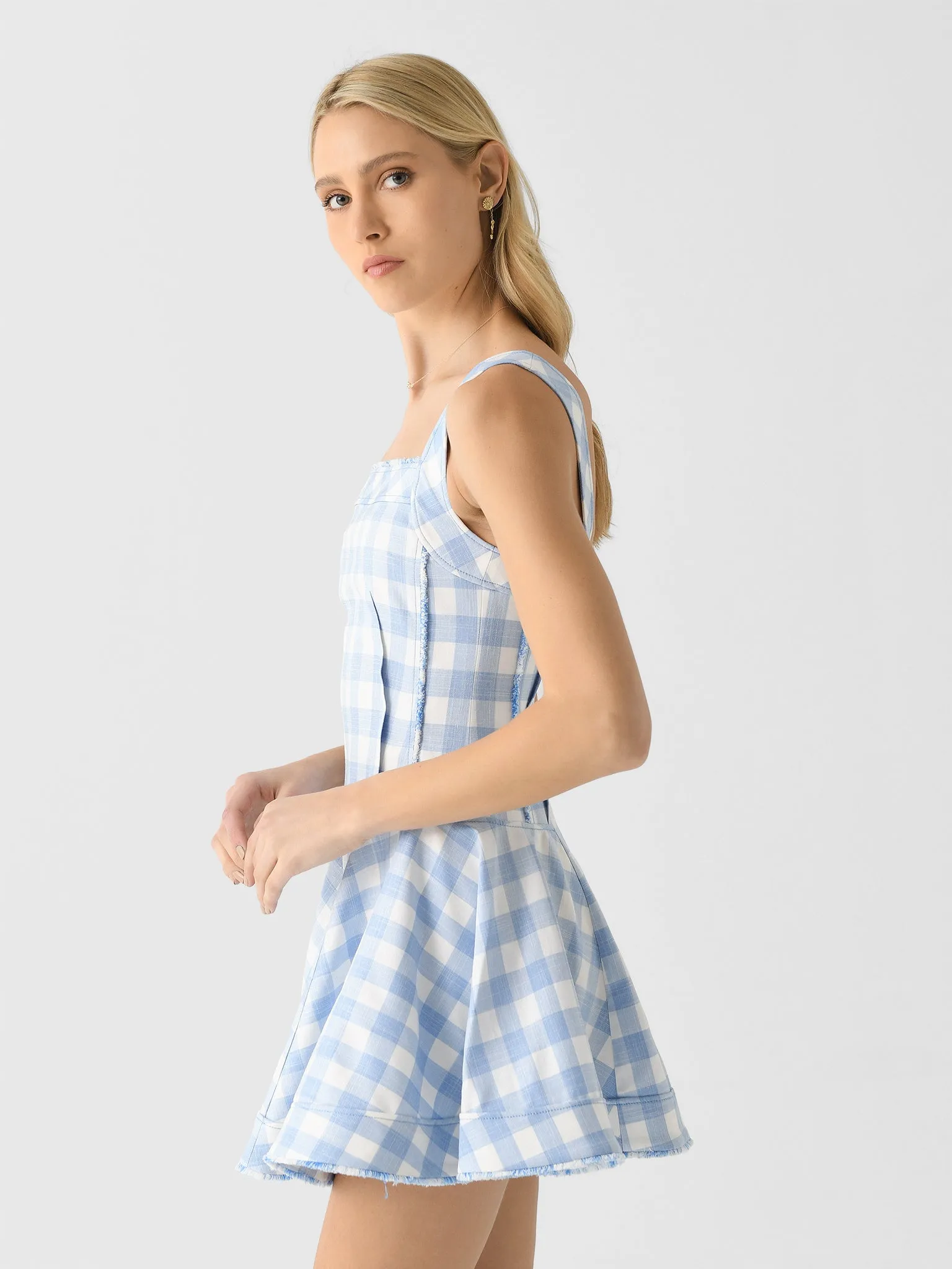 Simkhai Women's Hannalie Mini Dress sold by Saint Bernard product image thumbnail 3