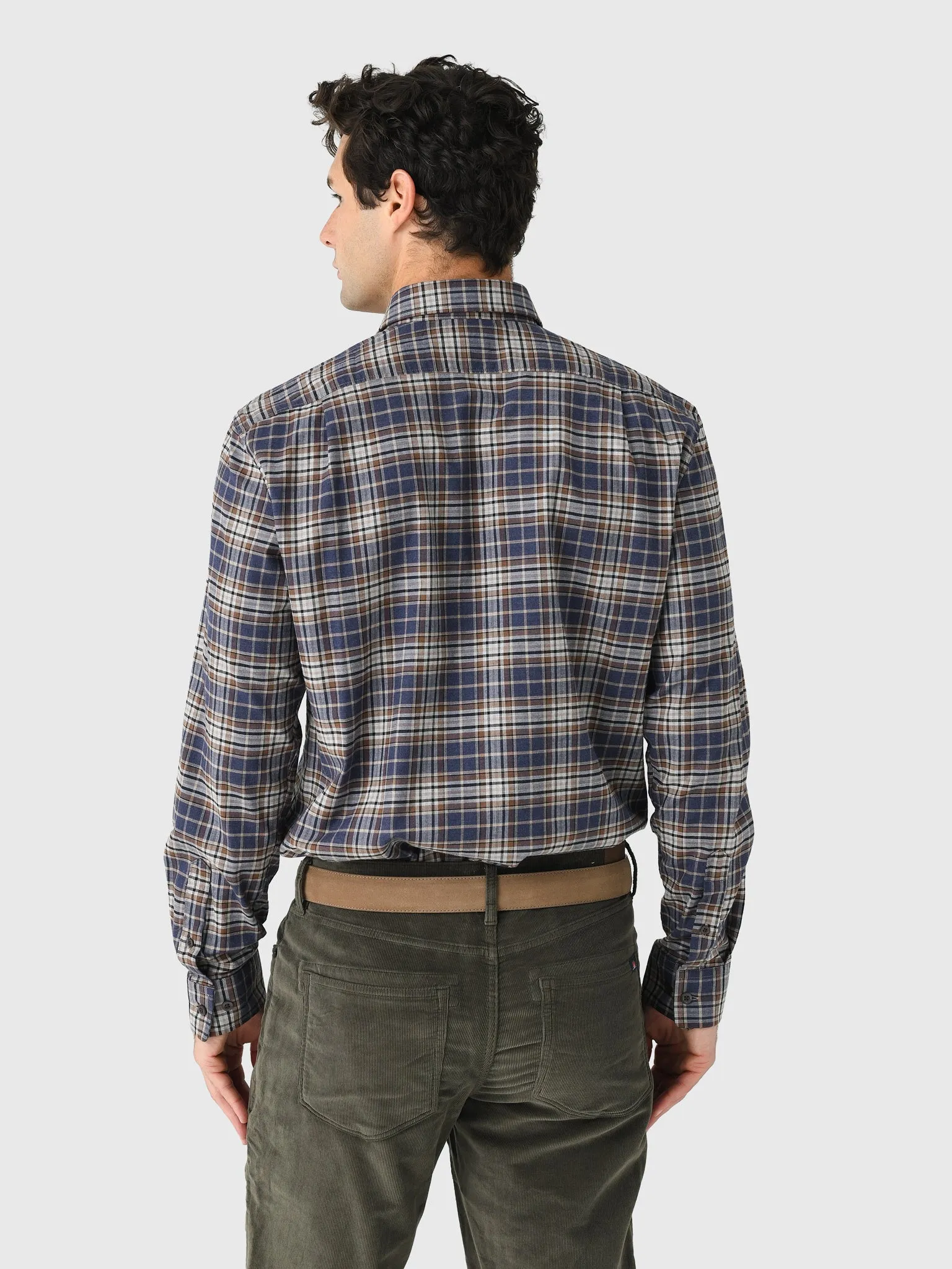 Johnnie-O Men's Kamper Performance Flannel Button-Down Shirt sold by Saint Bernard product image thumbnail 3