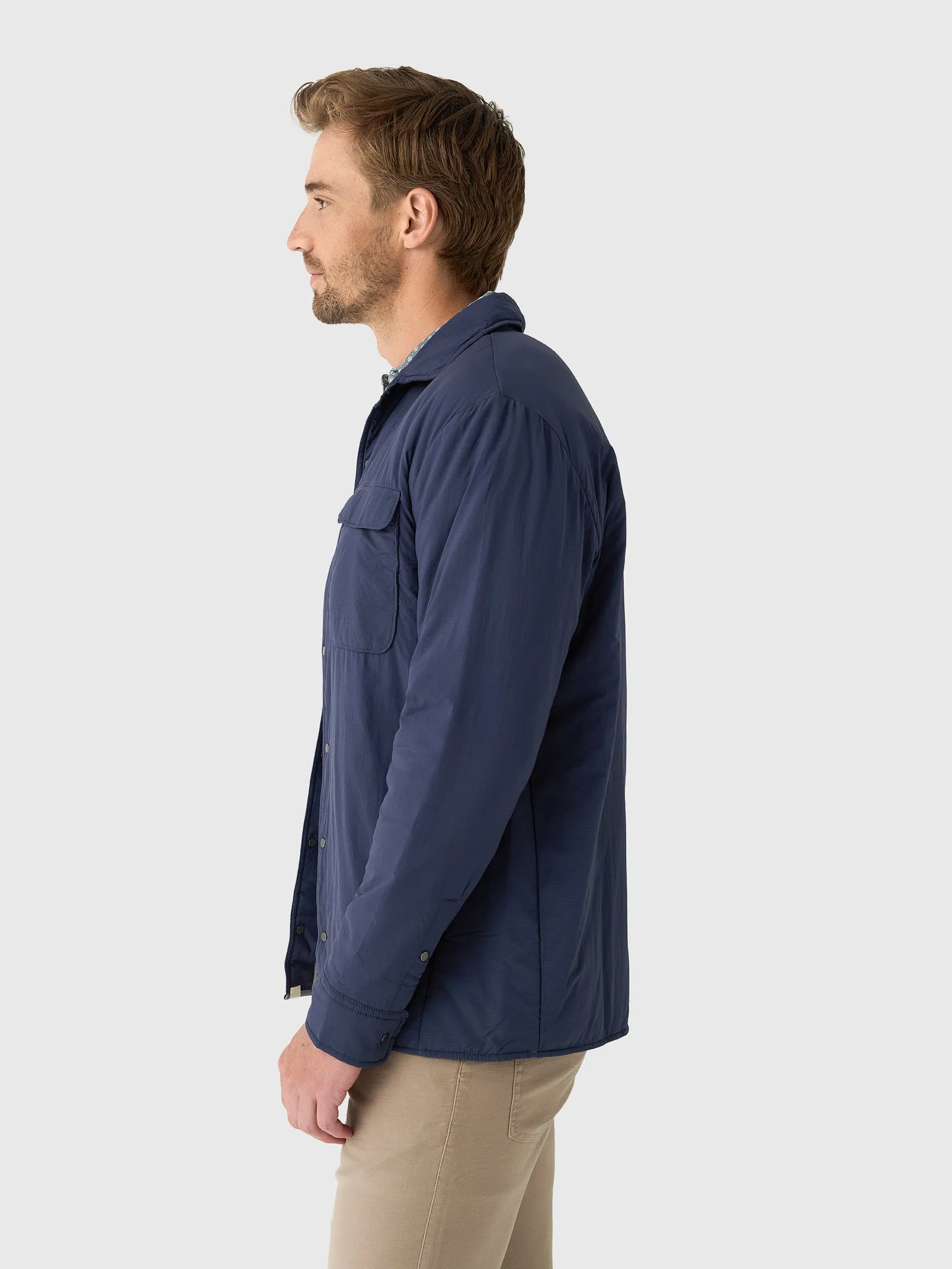 Johnnie-O Men's Denzel Featherweight Shacket sold by Saint Bernard product image thumbnail 3