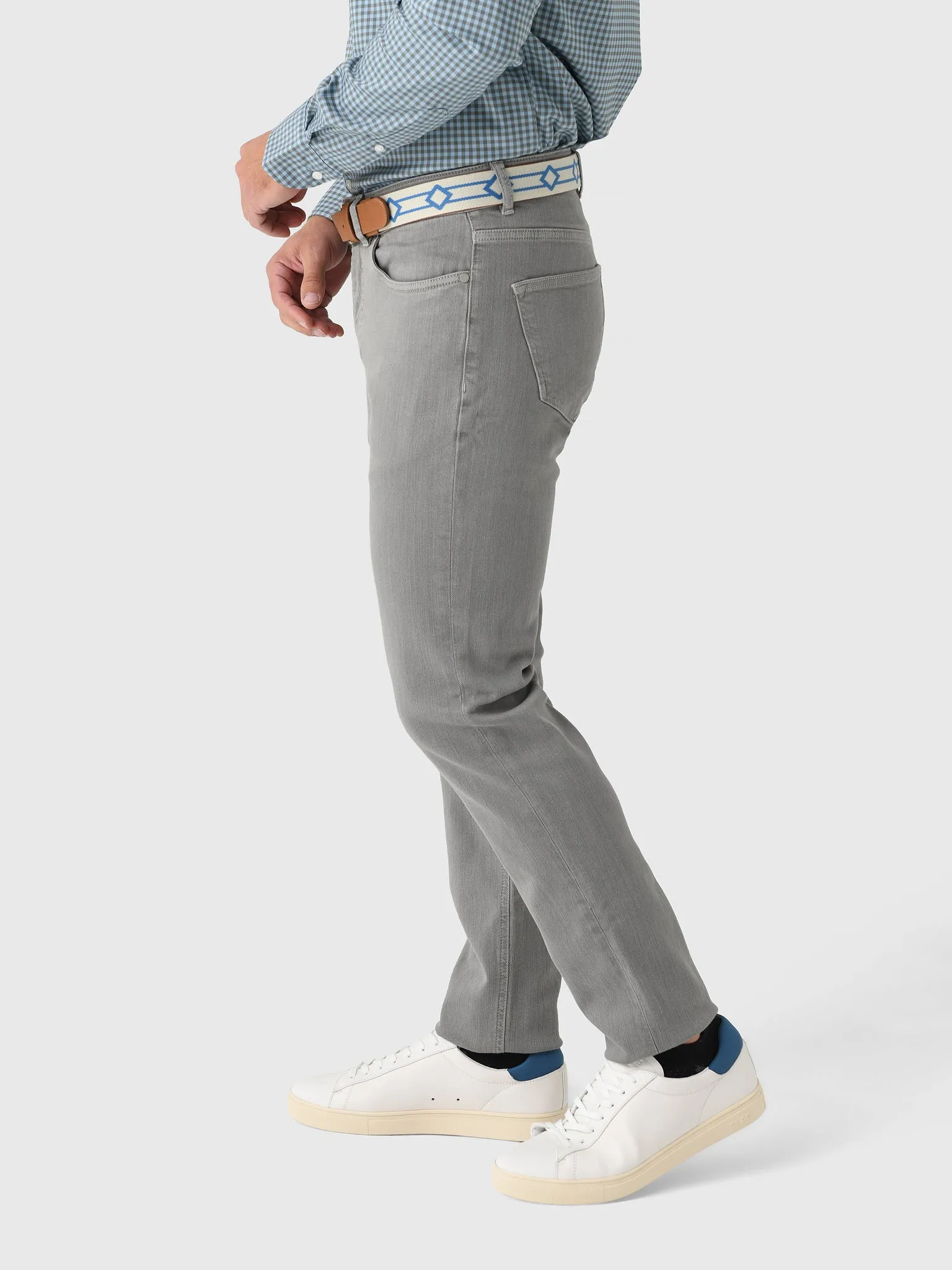 Peter Millar Crown Crafted Men's Fairfield Garment Dyed Denim sold by Saint Bernard