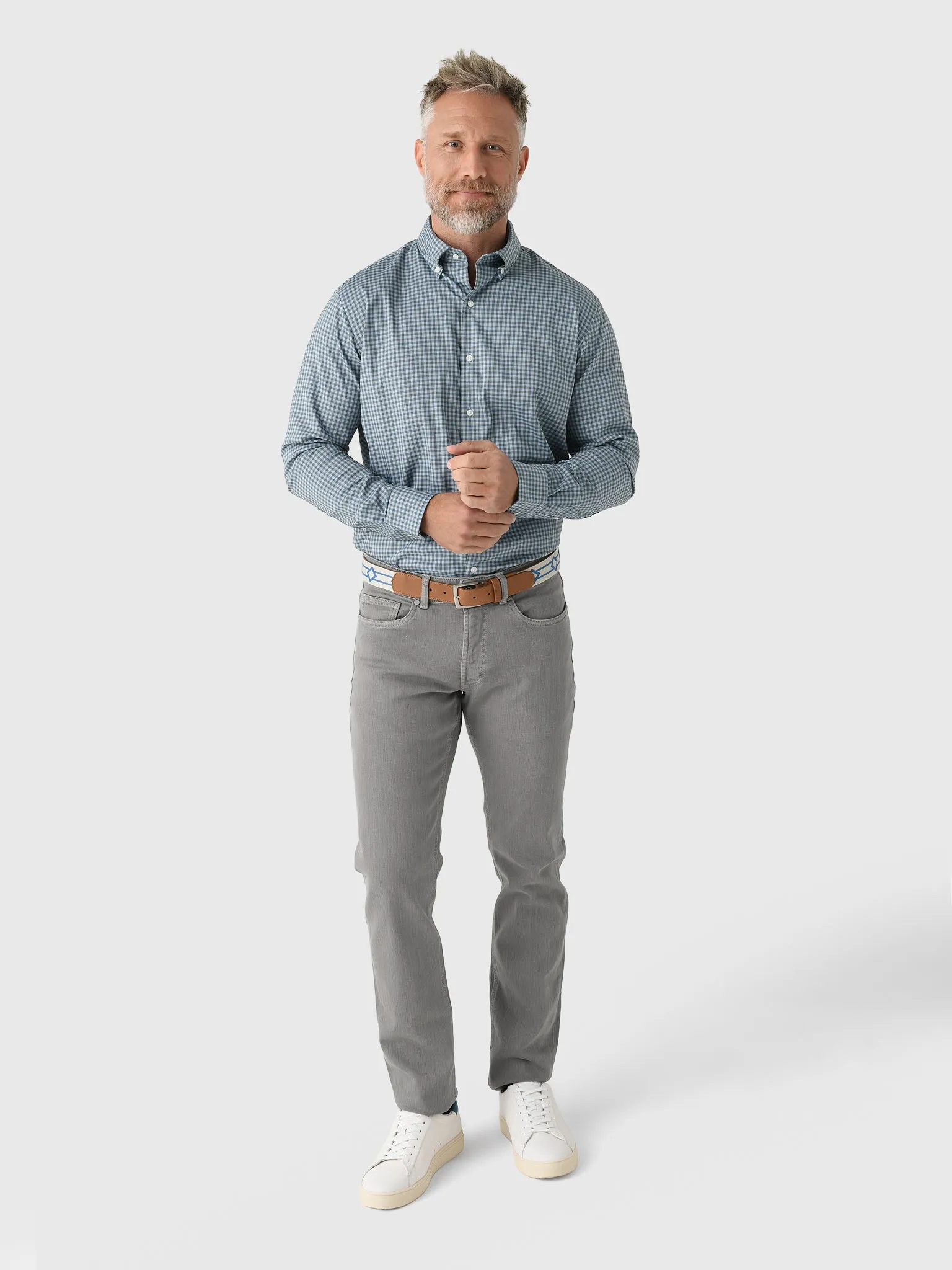 Peter Millar Crown Crafted Men's Fairfield Garment Dyed Denim sold by Saint Bernard product image thumbnail 4