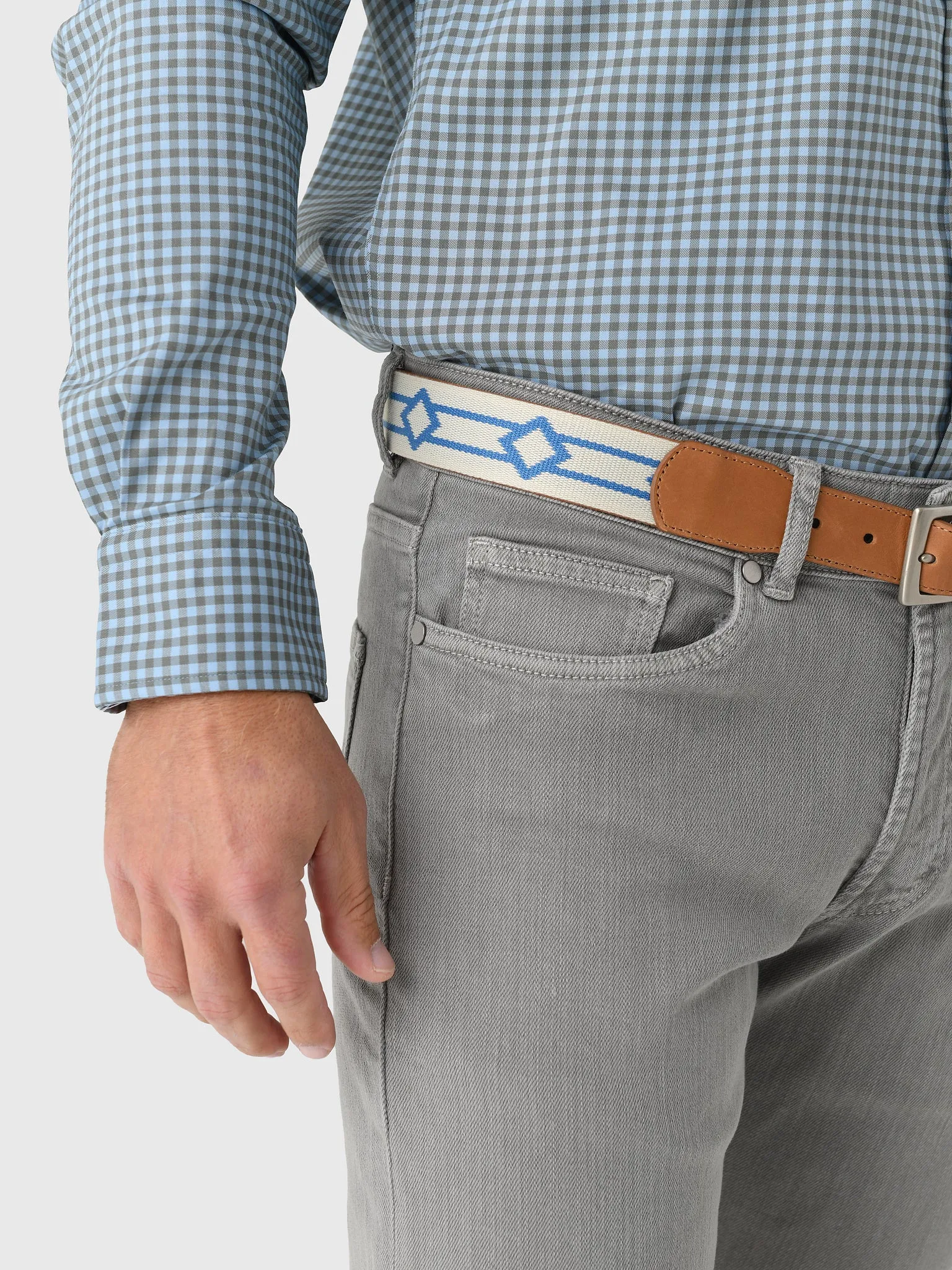 Peter Millar Crown Crafted Men's Fairfield Garment Dyed Denim sold by Saint Bernard product image thumbnail 2