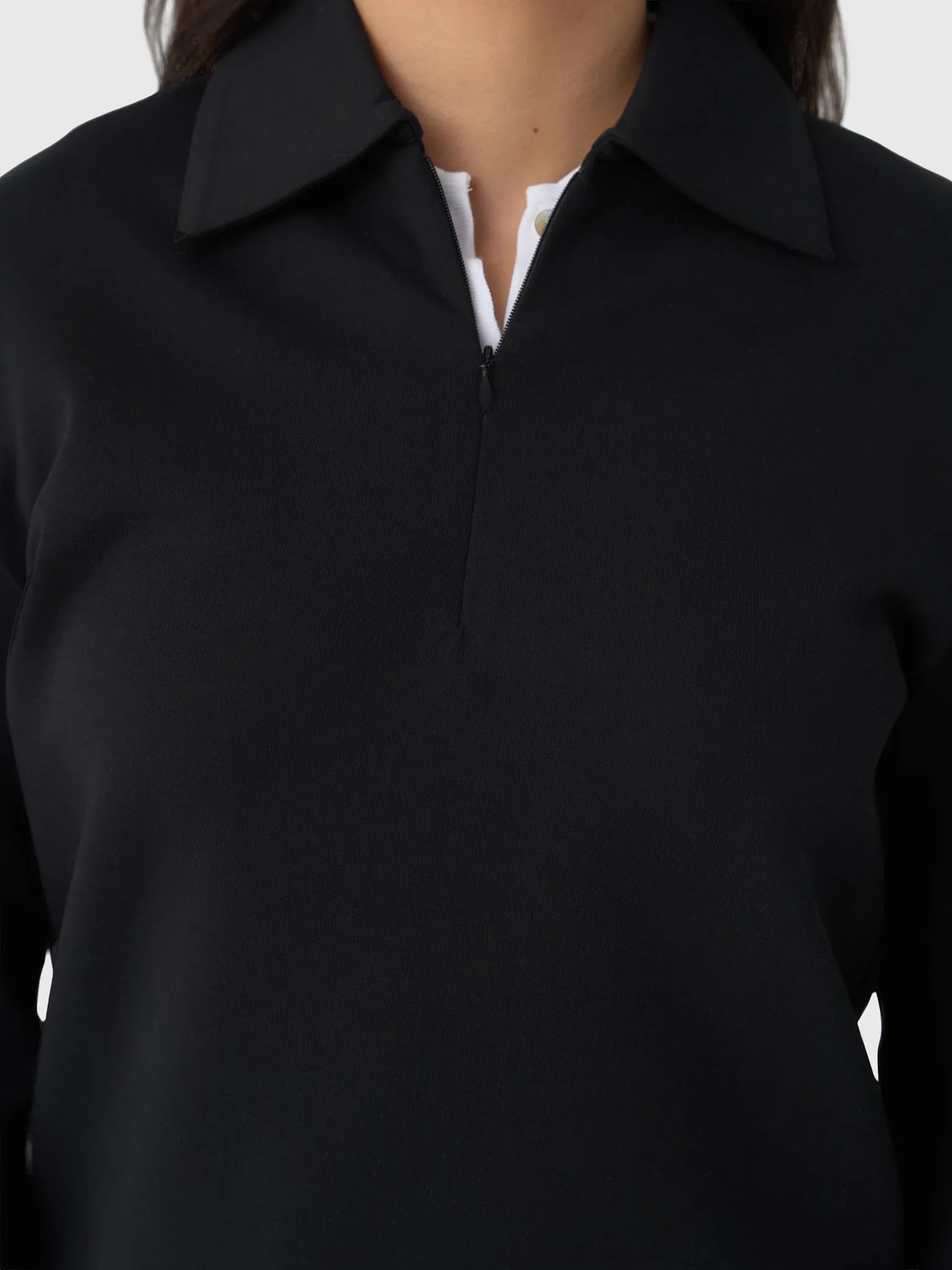 Vince Women's Cotton-Blend Half-Zip Pullover sold by Saint Bernard product image thumbnail 5