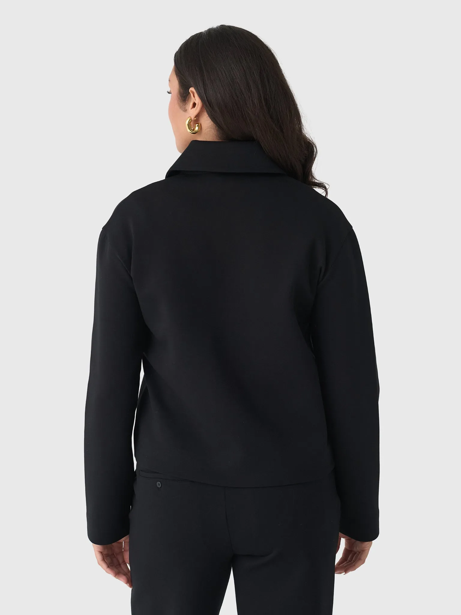 Vince Women's Cotton-Blend Half-Zip Pullover sold by Saint Bernard product image thumbnail 4