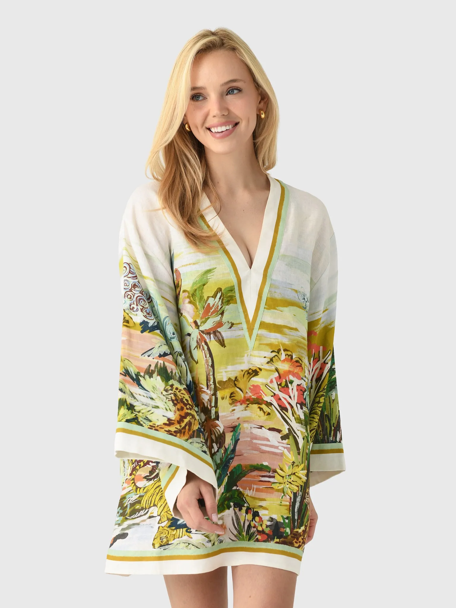 Alemais Women's Jungle Boogie Mini Dress sold by Saint Bernard