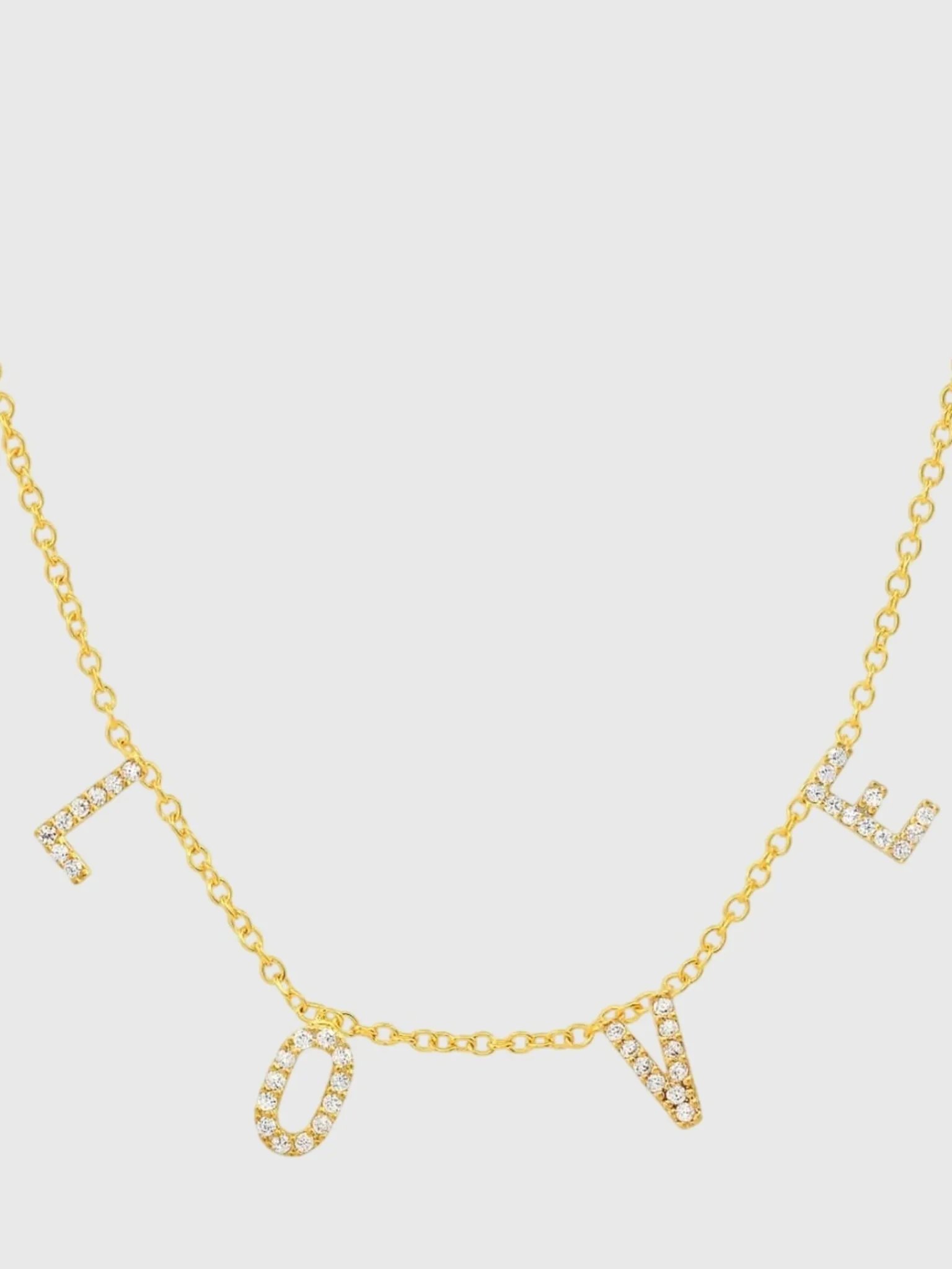 TAI Pavé Love Necklace sold by Saint Bernard product image thumbnail 3