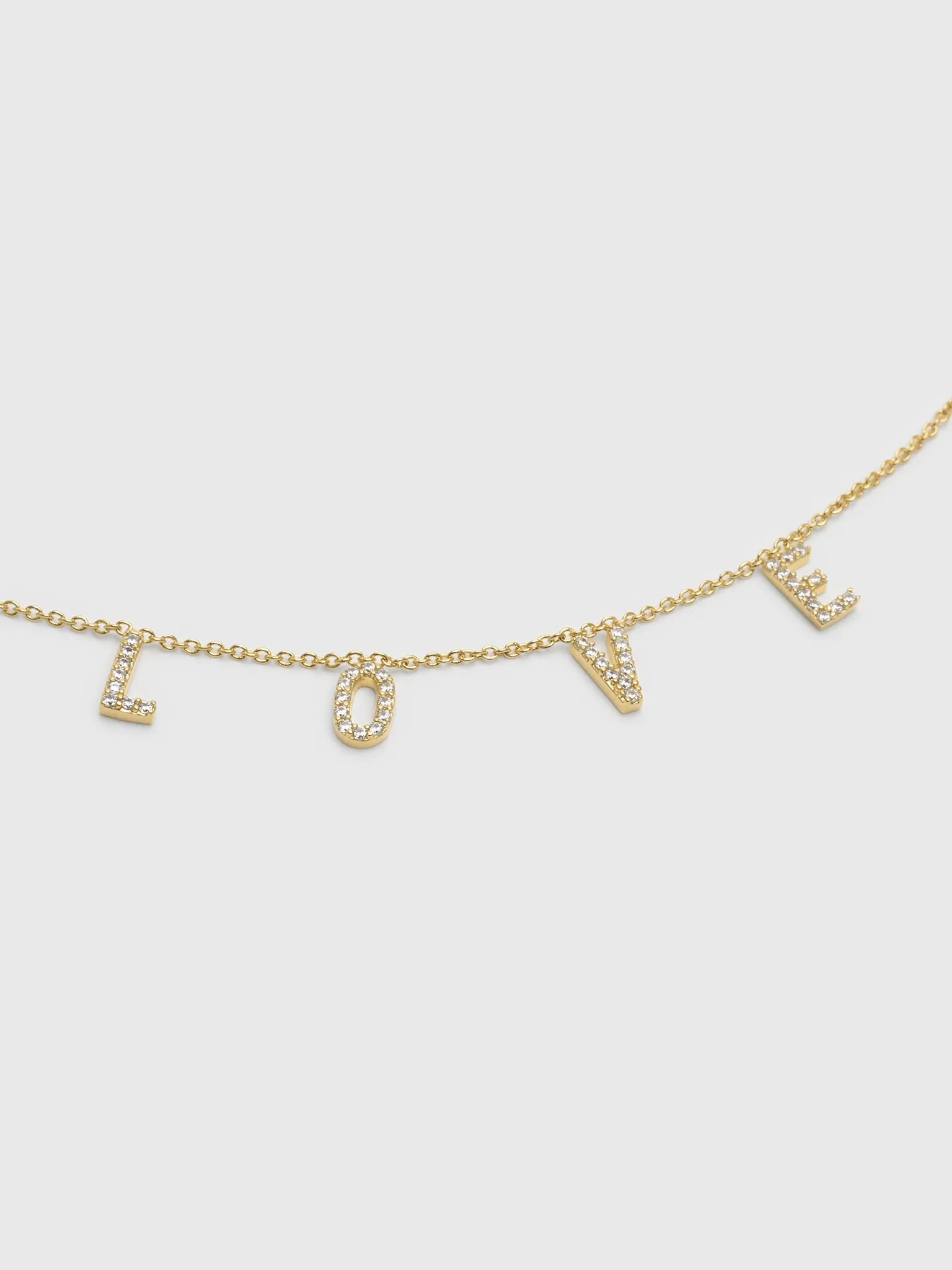 TAI Pavé Love Necklace sold by Saint Bernard