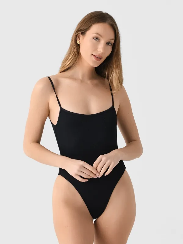 L Space Women's Ribbed Holly One-Piece Swimsuit sold by Saint Bernard