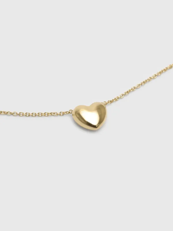 TAI Puffed Heart Necklace sold by Saint Bernard