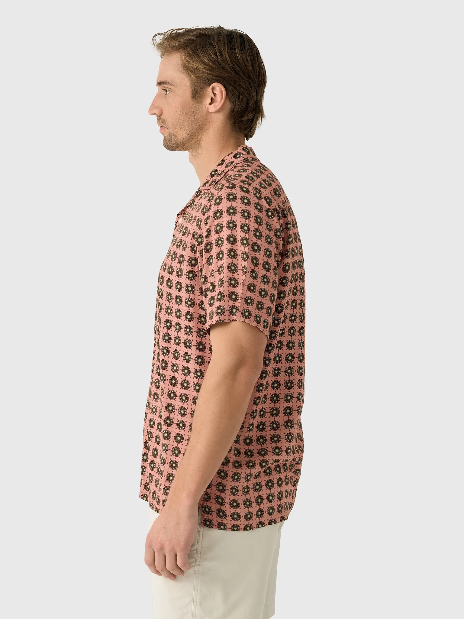 OAS Men's Blush Lumo Viscose Shirt sold by Saint Bernard product image thumbnail 3